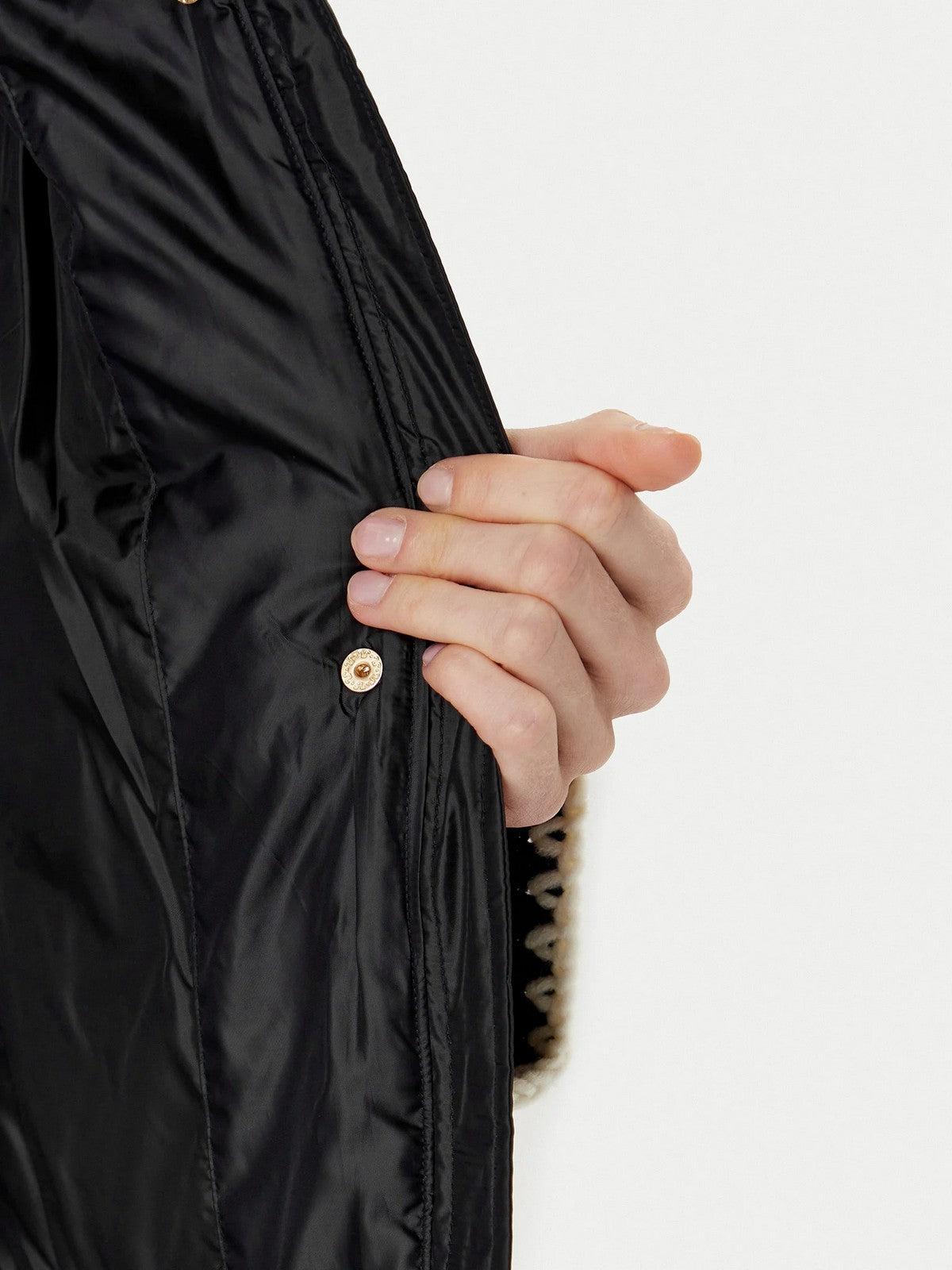 Michael Kors Gilet Woman Eco gepackbarer Weste MT520JM3SB 001 Schwarz