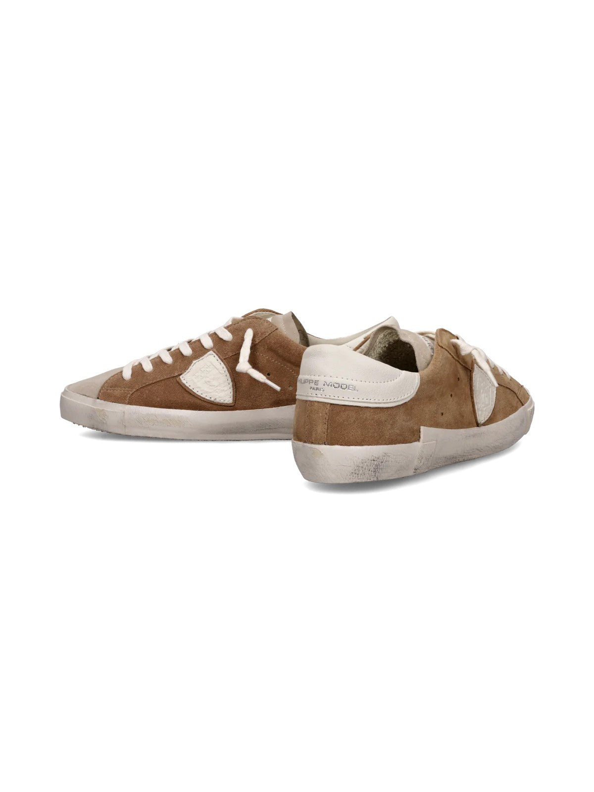 PHILIPPE MODEL Sneaker Uomo Prsx Low Man PRLU XS11 Marrone gioboutiqueweb