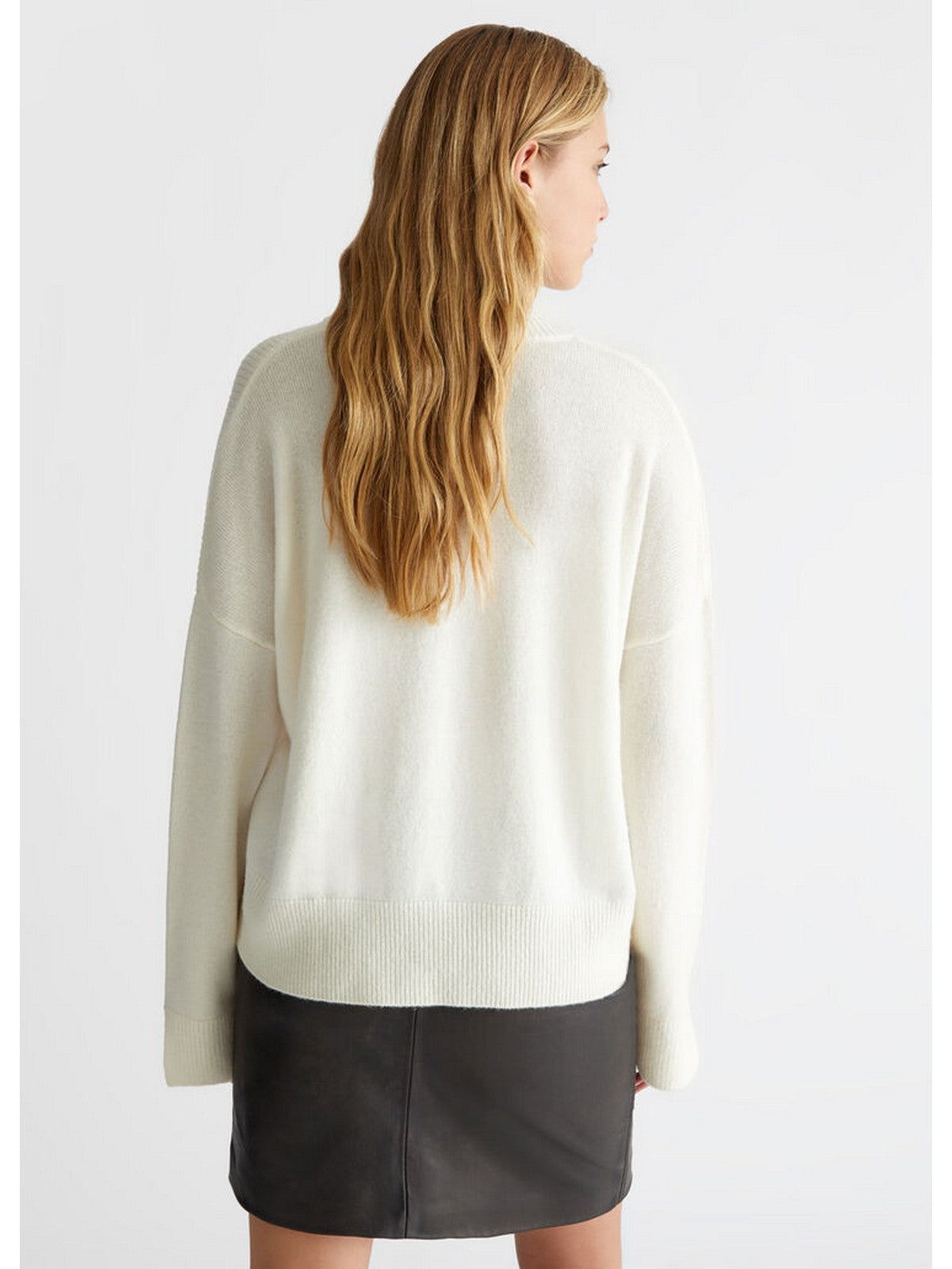 LIU JO WHITE Maglione dolcevita Donna WF4434MS009 10701 Bianco gioboutiqueweb