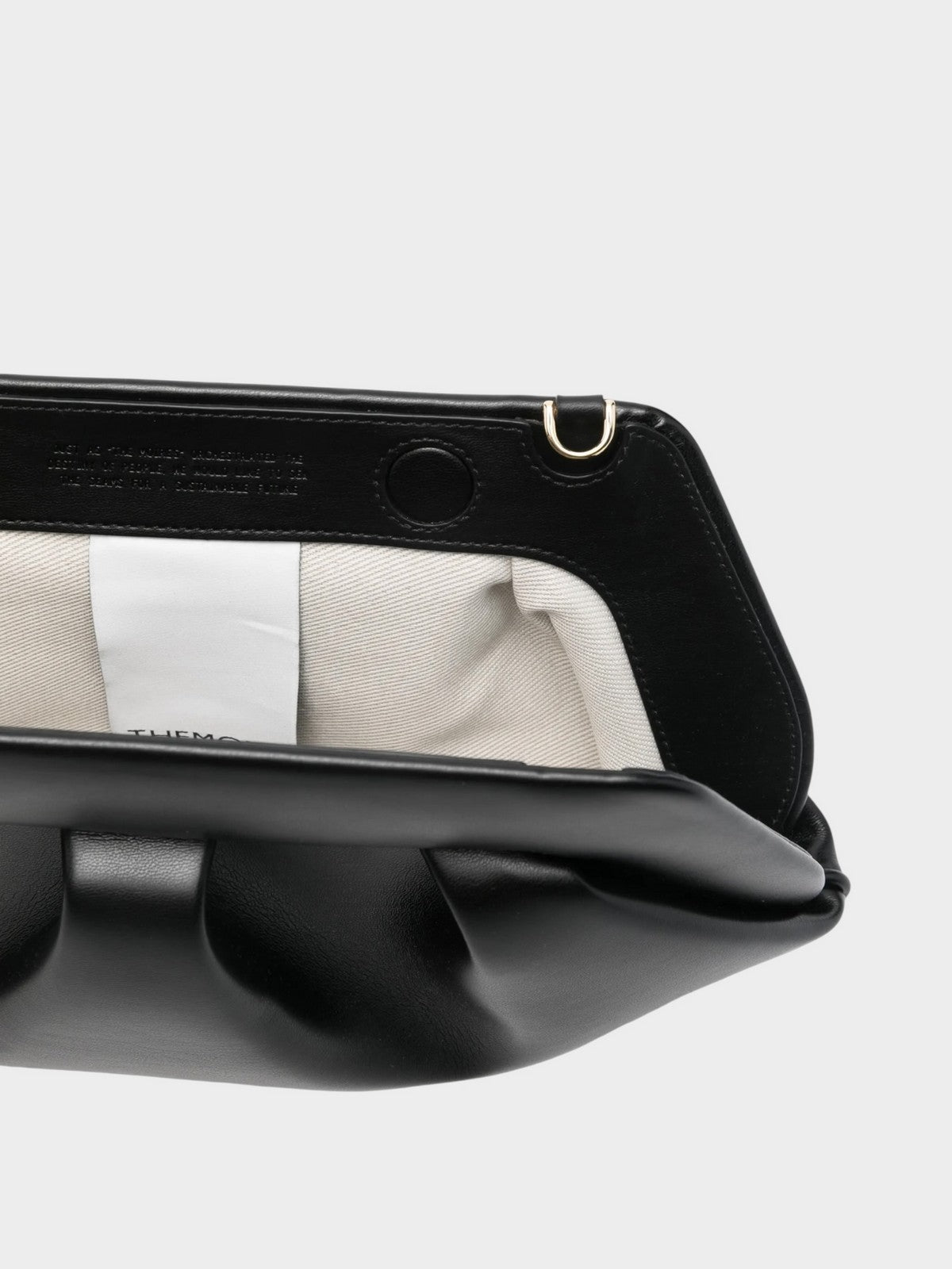 THEMOIRè Bios Baguette vegan fabric bag black eco-friendly design
