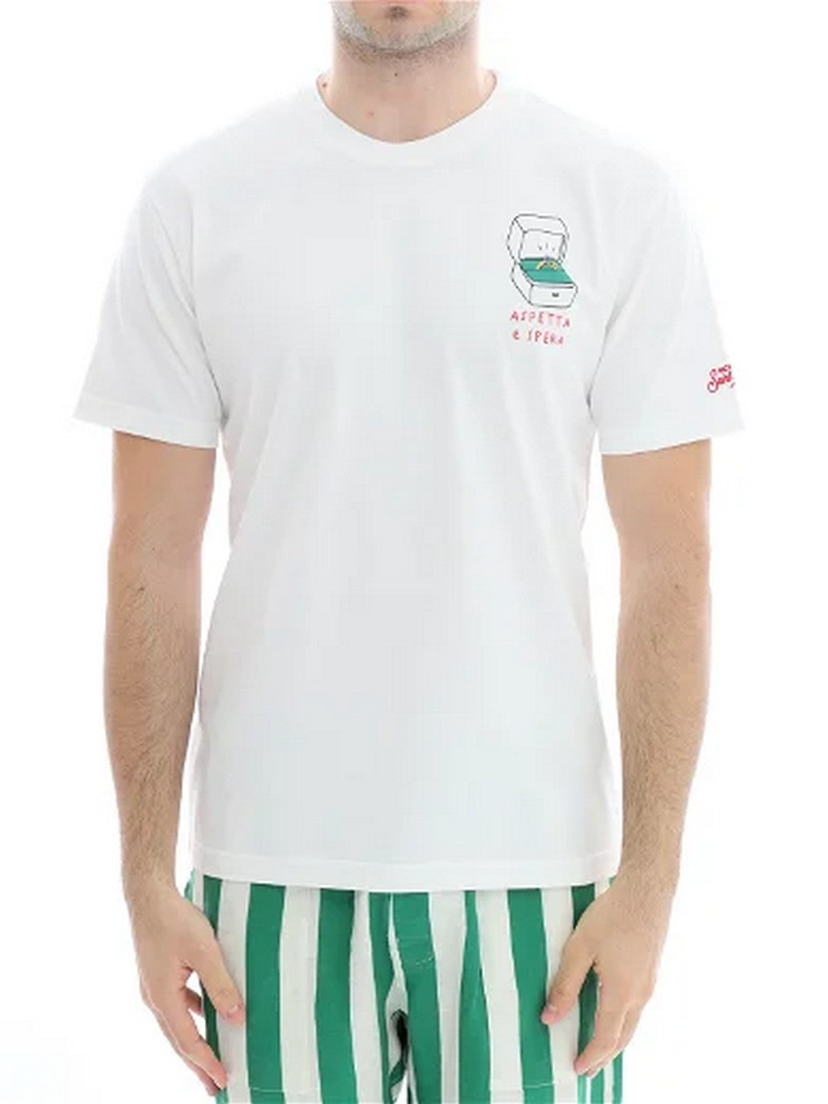 MC2 SAINT BARTH T-Shirt e Polo Uomo TSHIRT MAN 00783F Bianco gioboutiqueweb