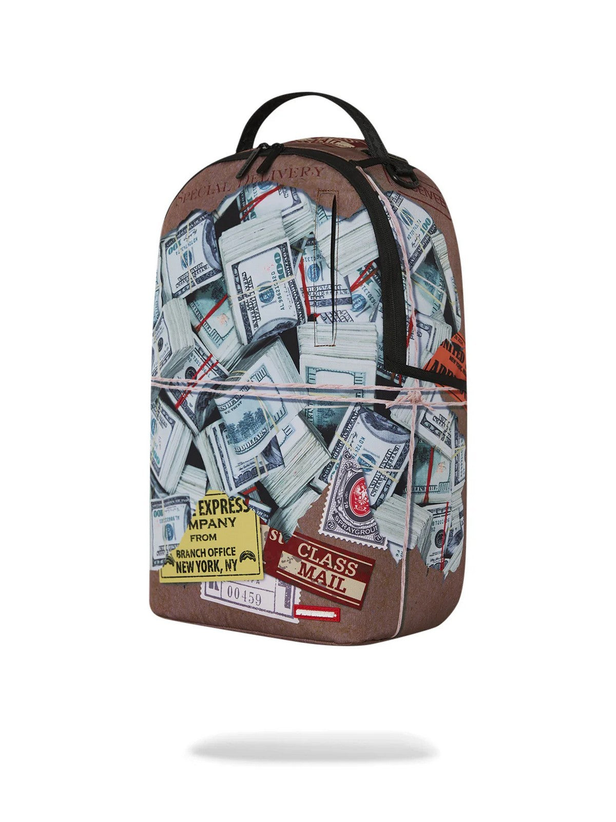 SPRAYGROUND Zaino Uomo 1 OFF BAGS BACKPACK STACKS 910B6995NSZ Marrone gioboutiqueweb