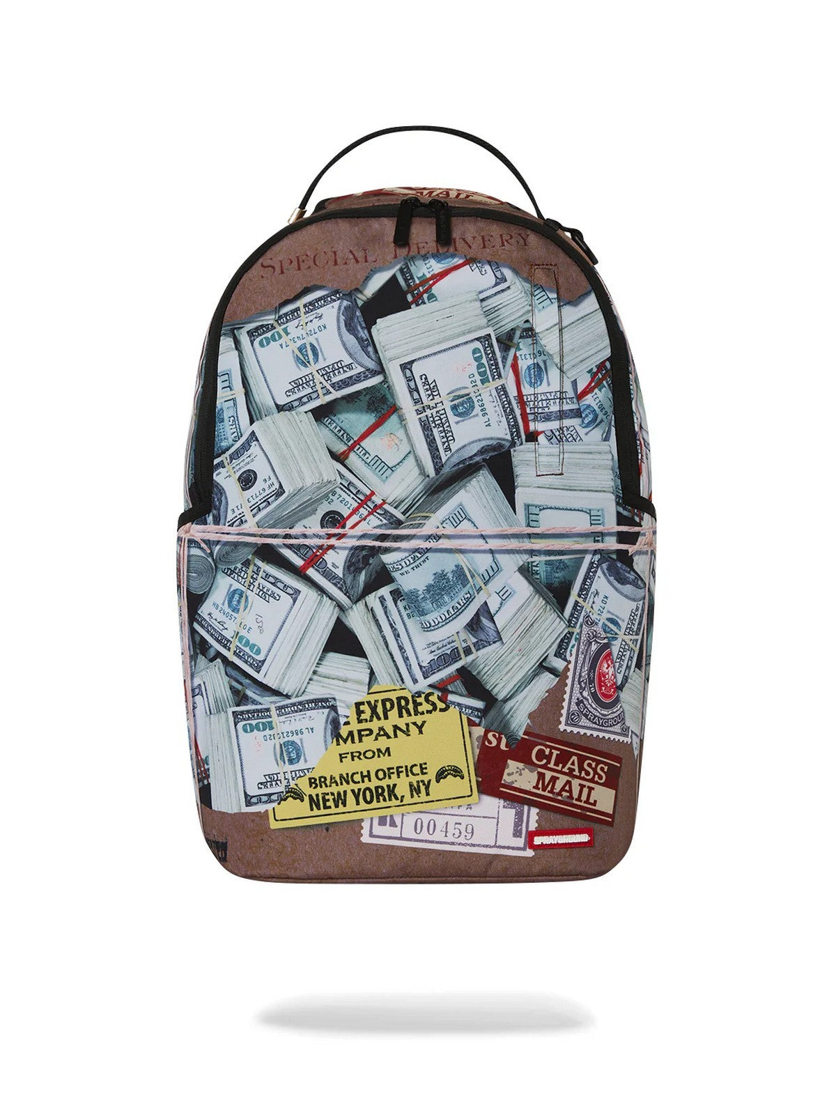 SPRAYGROUND Zaino Uomo 1 OFF BAGS BACKPACK STACKS 910B6995NSZ Marrone gioboutiqueweb