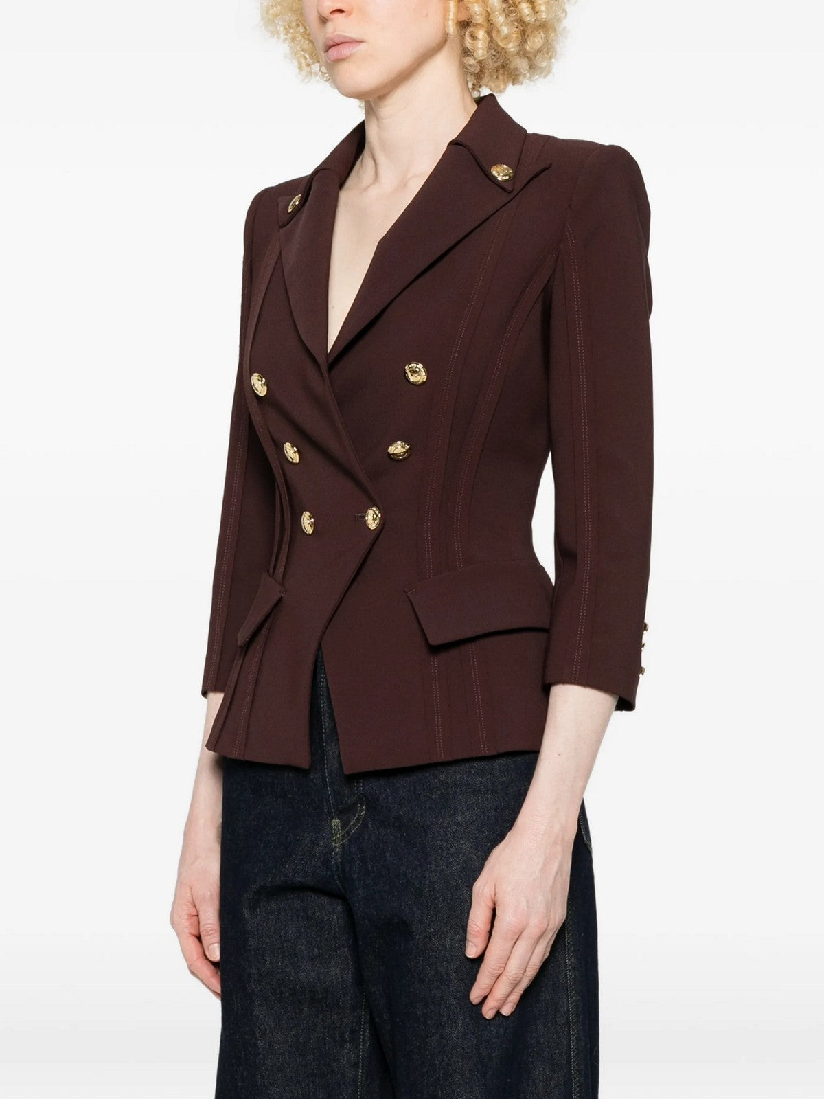 ELISABETTA FRANCHI Giacca Donna GI21861E2 644 CACAO