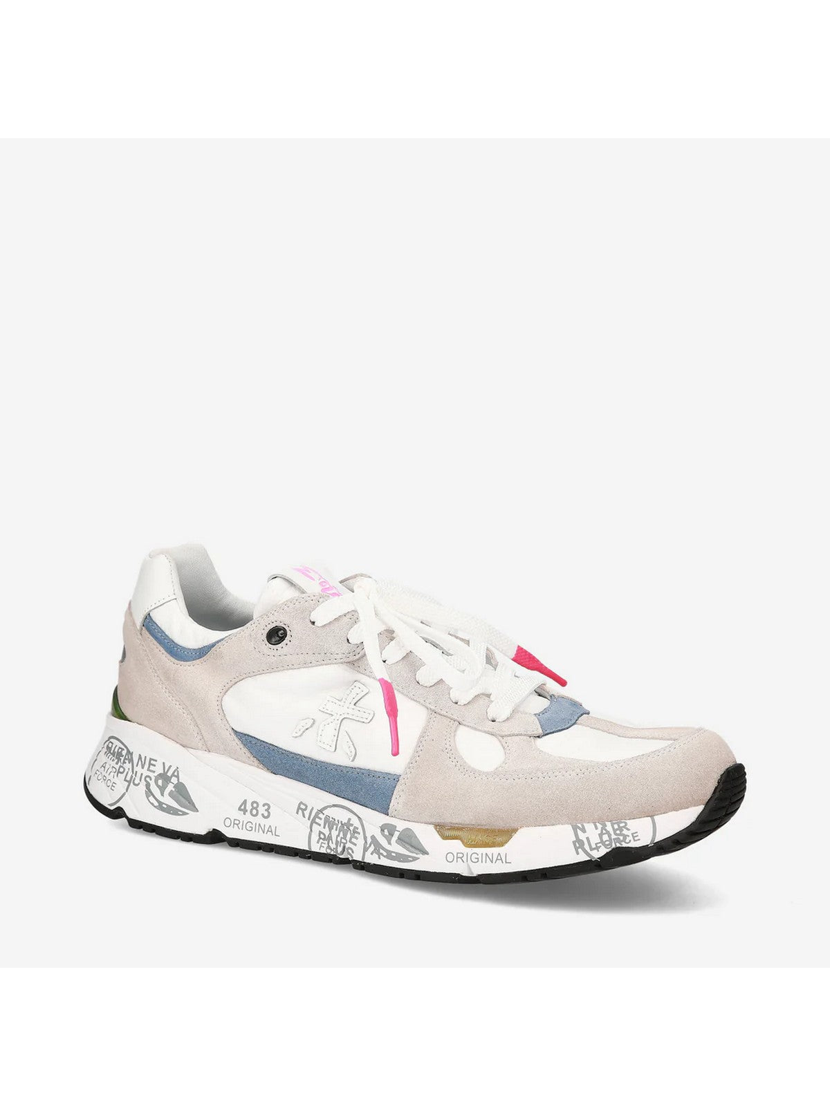 PREMIATA Sneaker Uomo MASE VAR 6625 Bianco gioboutiqueweb