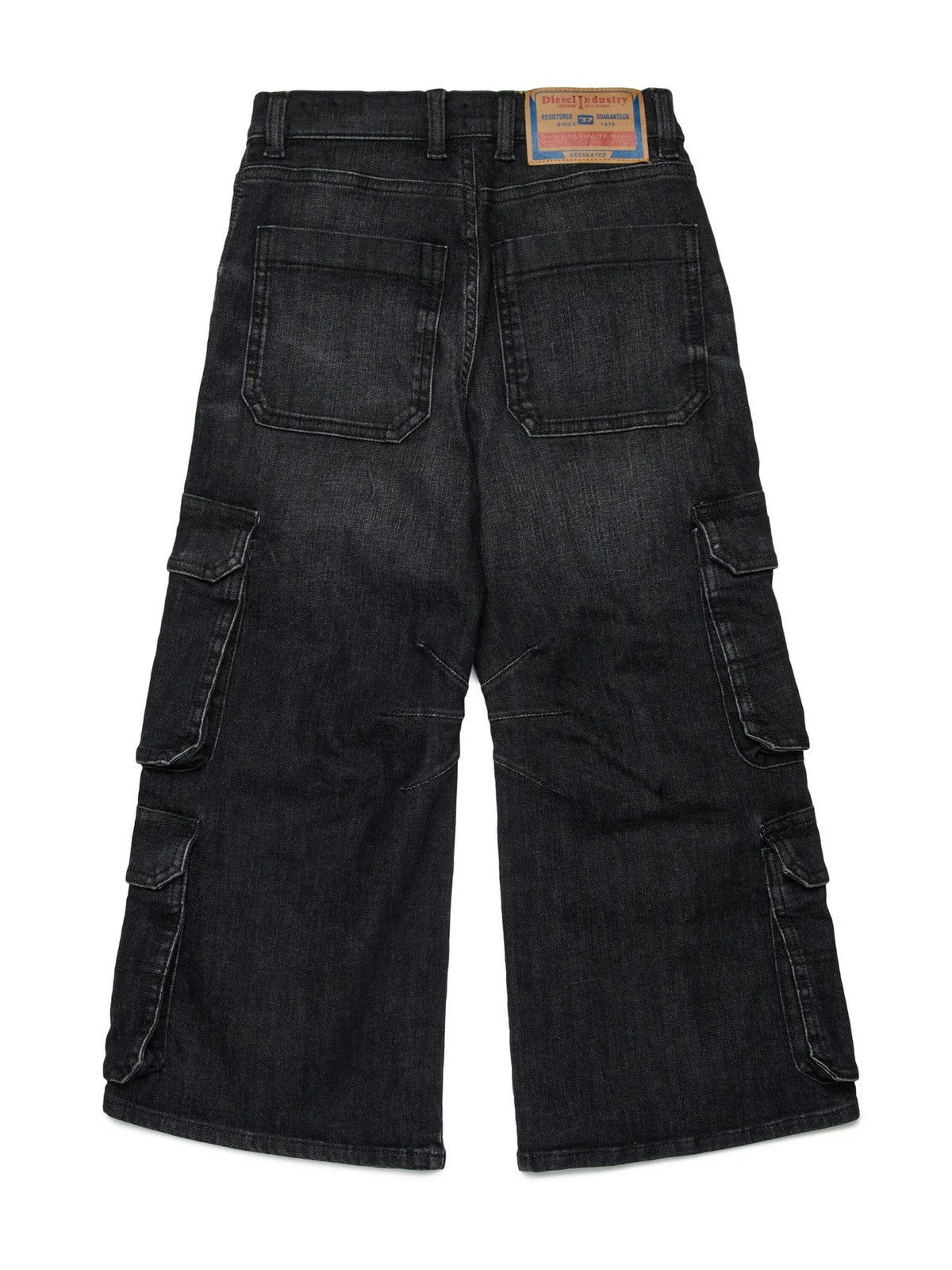 DIESEL Jeans Bambine e ragazze J02514 KXBQQ K02 DENIM NERO gioboutiqueweb