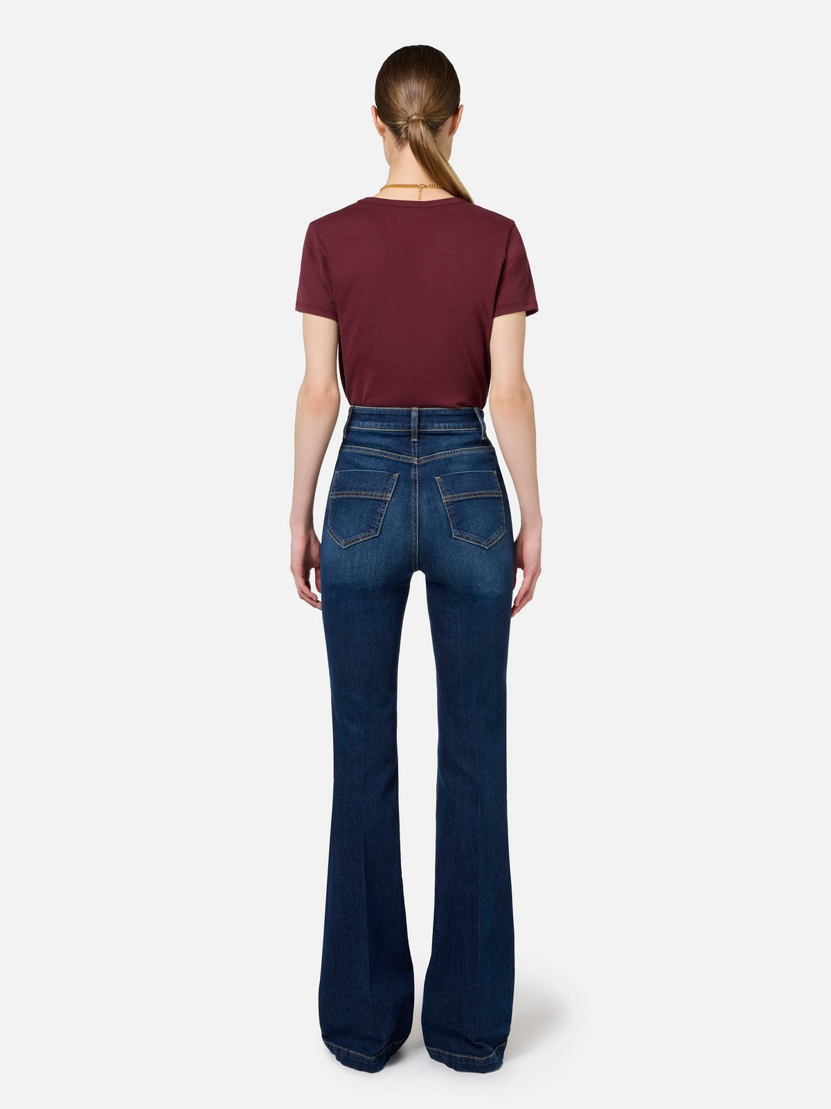 ELISABETTA FRANCHI T-shirt and pole Women's MA00946E2 CG3 Red