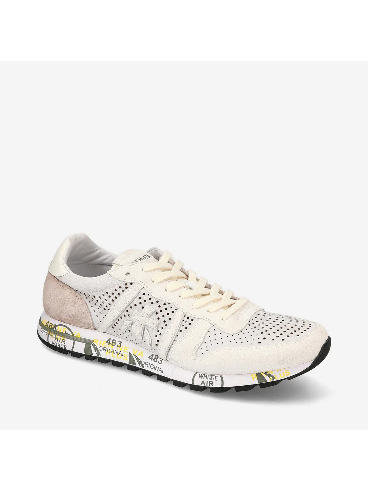 PREMIATA Sneaker Uomo ERIC VAR 6606 Bianco gioboutiqueweb