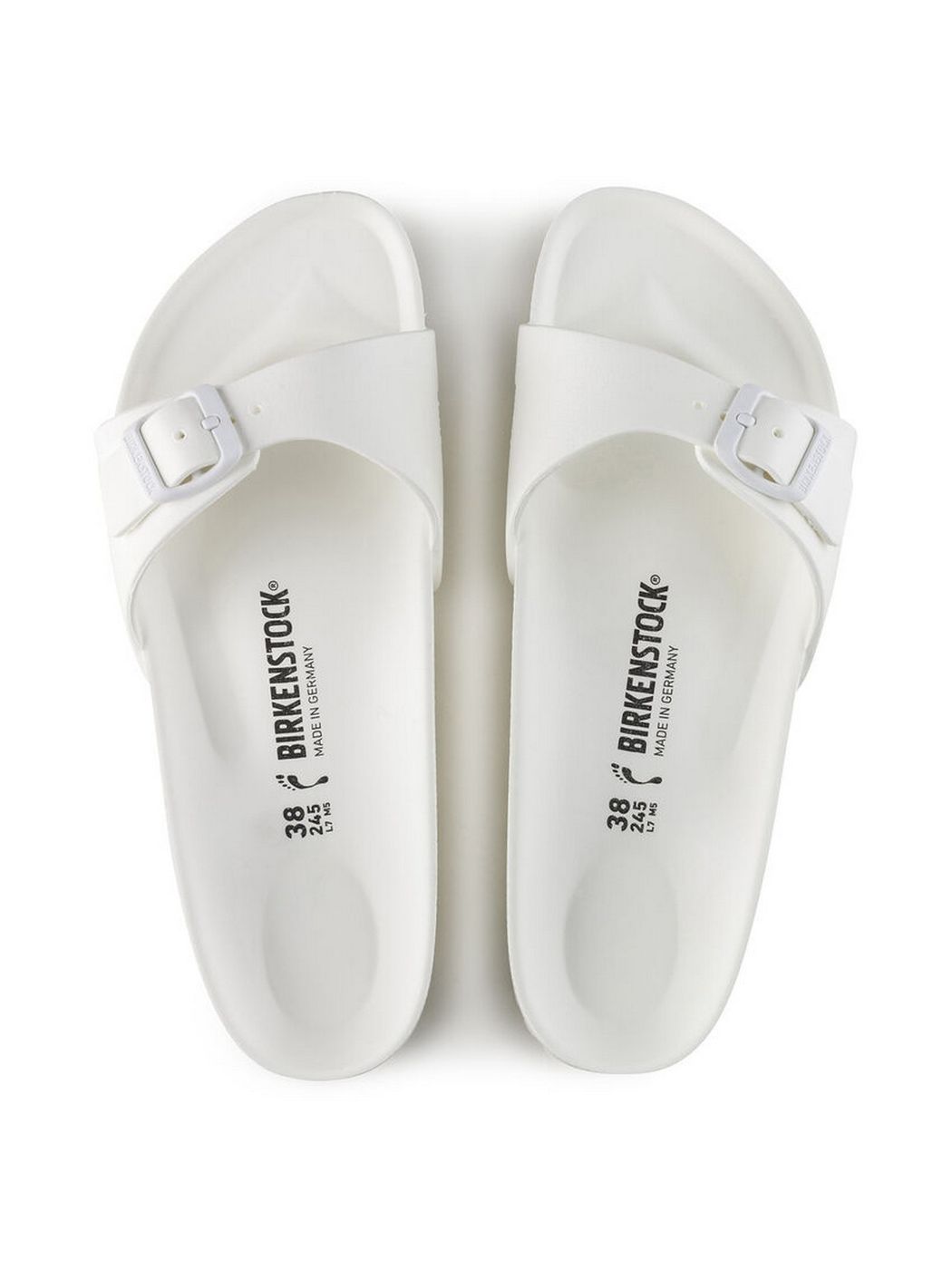 BIRKENSTOCK Sandalo Donna Madrid 128183 Bianco gioboutiqueweb