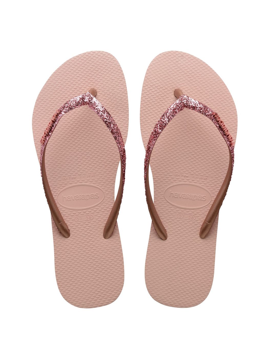 HAVAIANAS Infradito Donna Hav. Slim Glitter II 4146975.3606 Rosa gioboutiqueweb