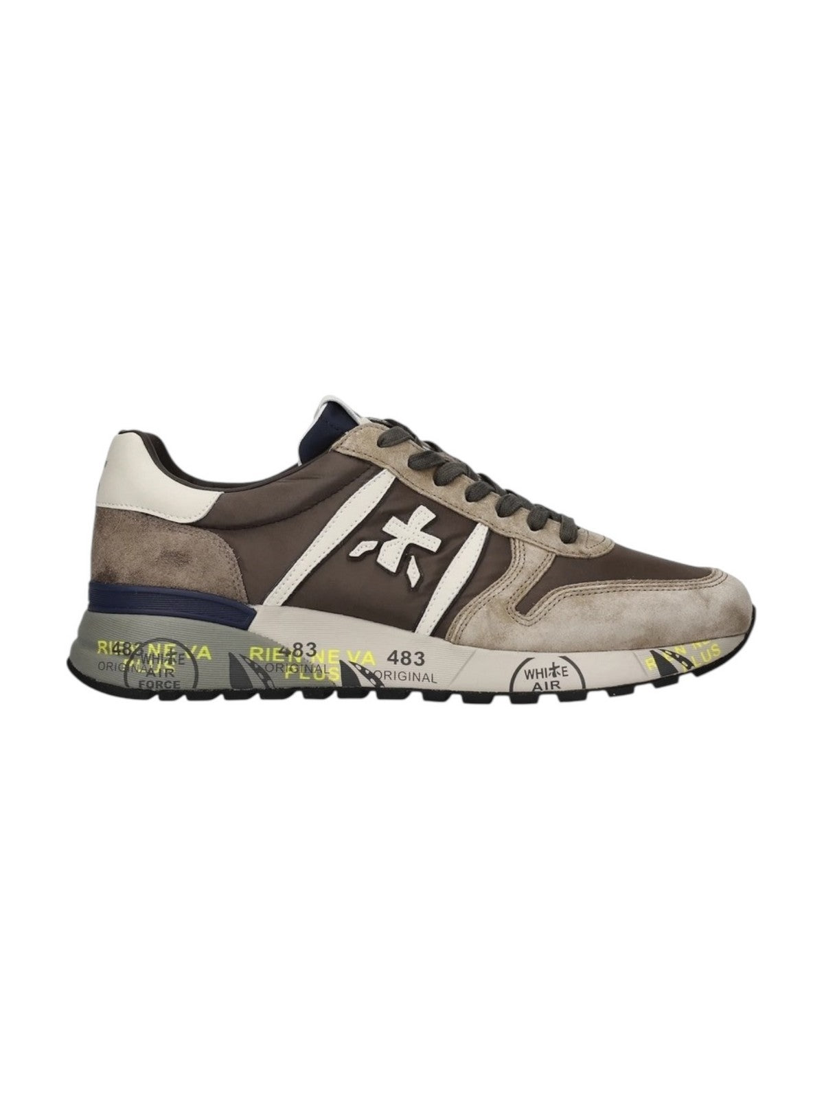 PREMIATA Sneaker Uomo LANDER VAR 7704 TAUPE/BROWN