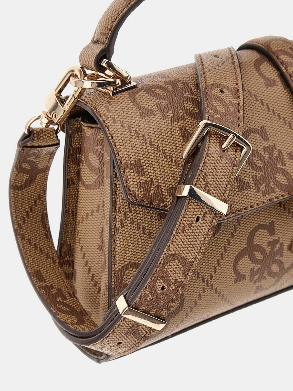 GUESS Borsa Donna QUEENSLAND TOP HANDLE FLAP HWOS96 55200 LTL LATTE LOGO