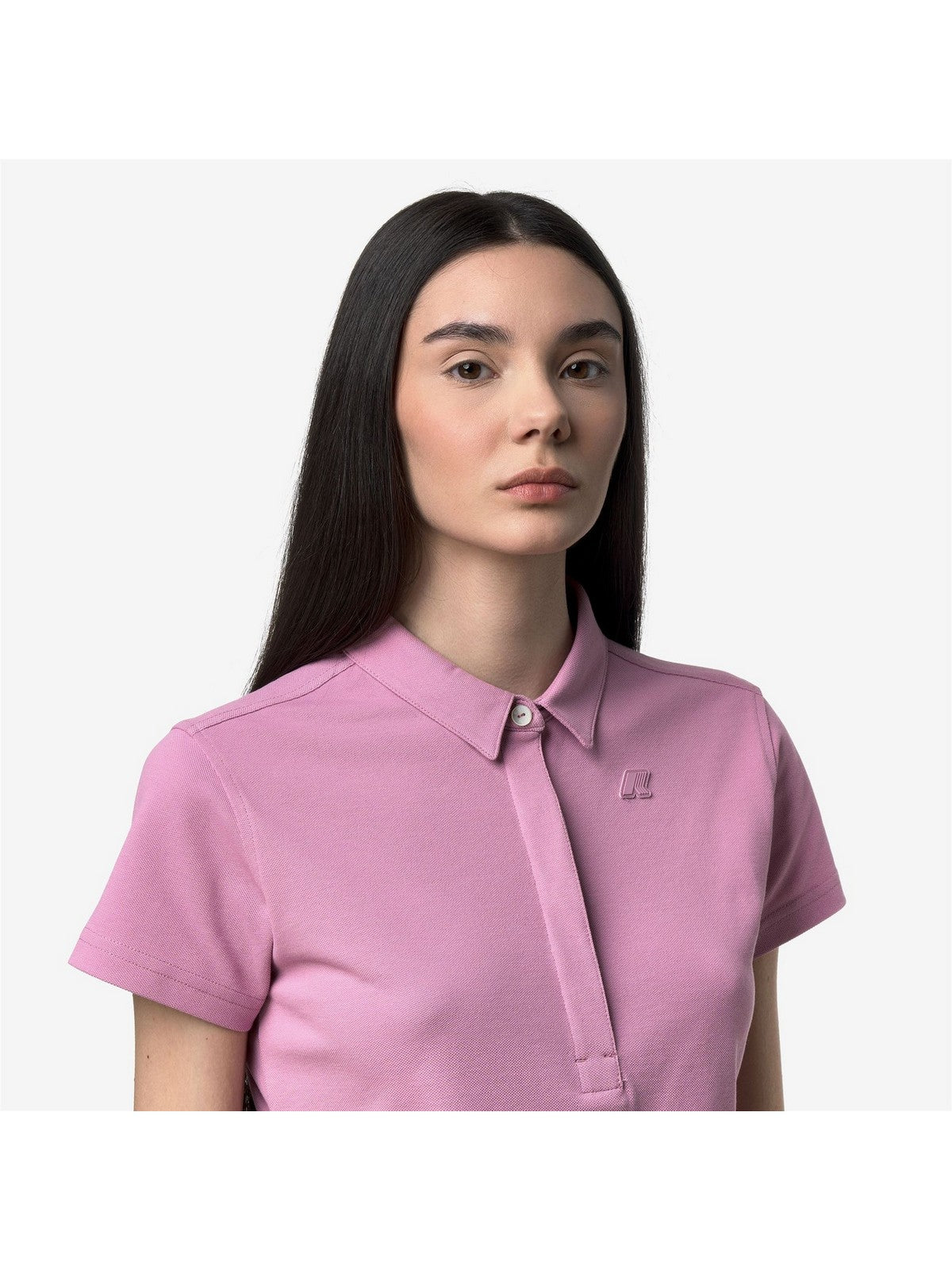 K-WAY Polo Donna AMEDEA PIQUE K1127GW H41 VIOLET GLICINE