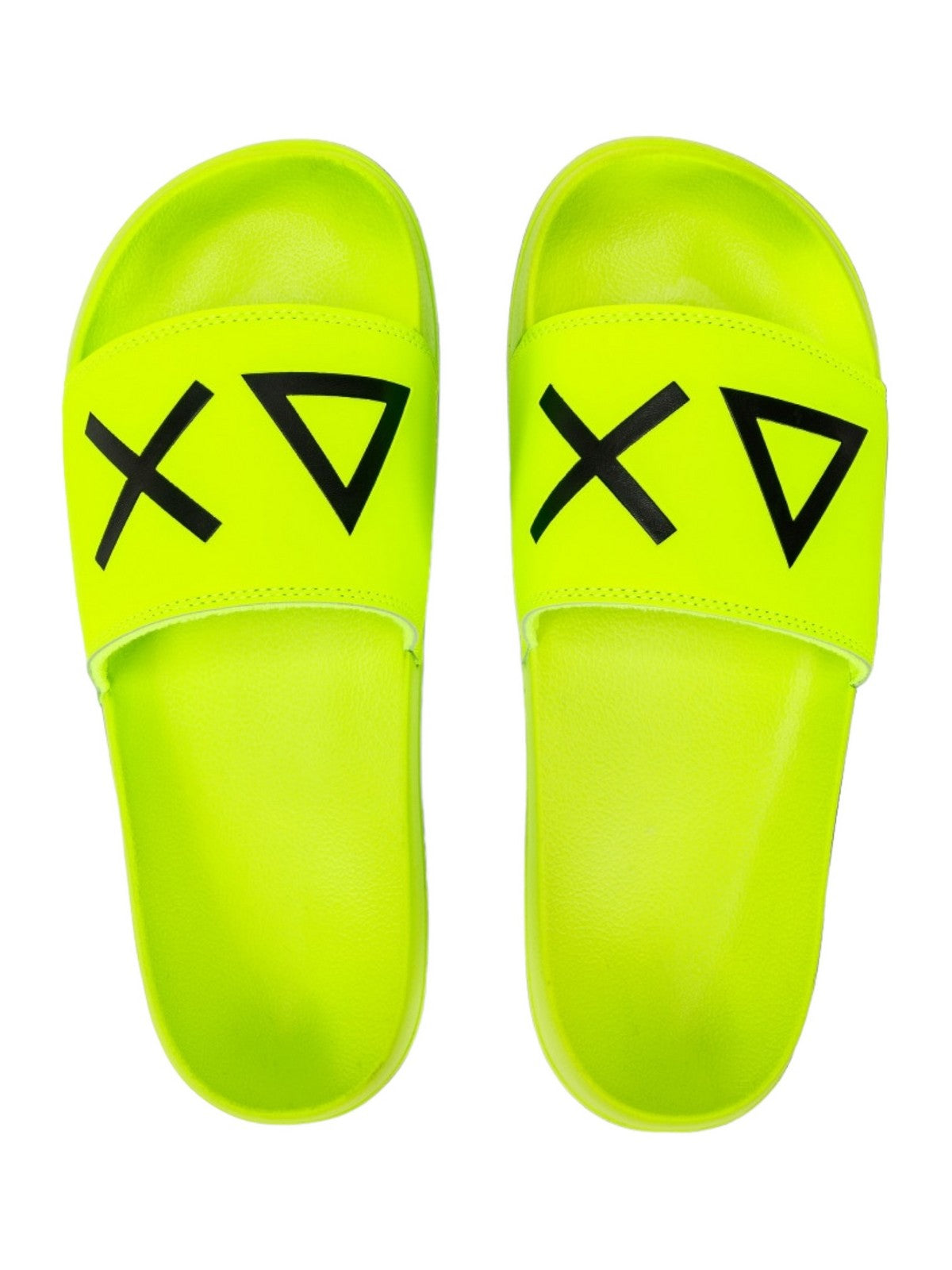 SUN68 Ciabatta Uomo Slippers Logo X34103 63 Giallo gioboutiqueweb