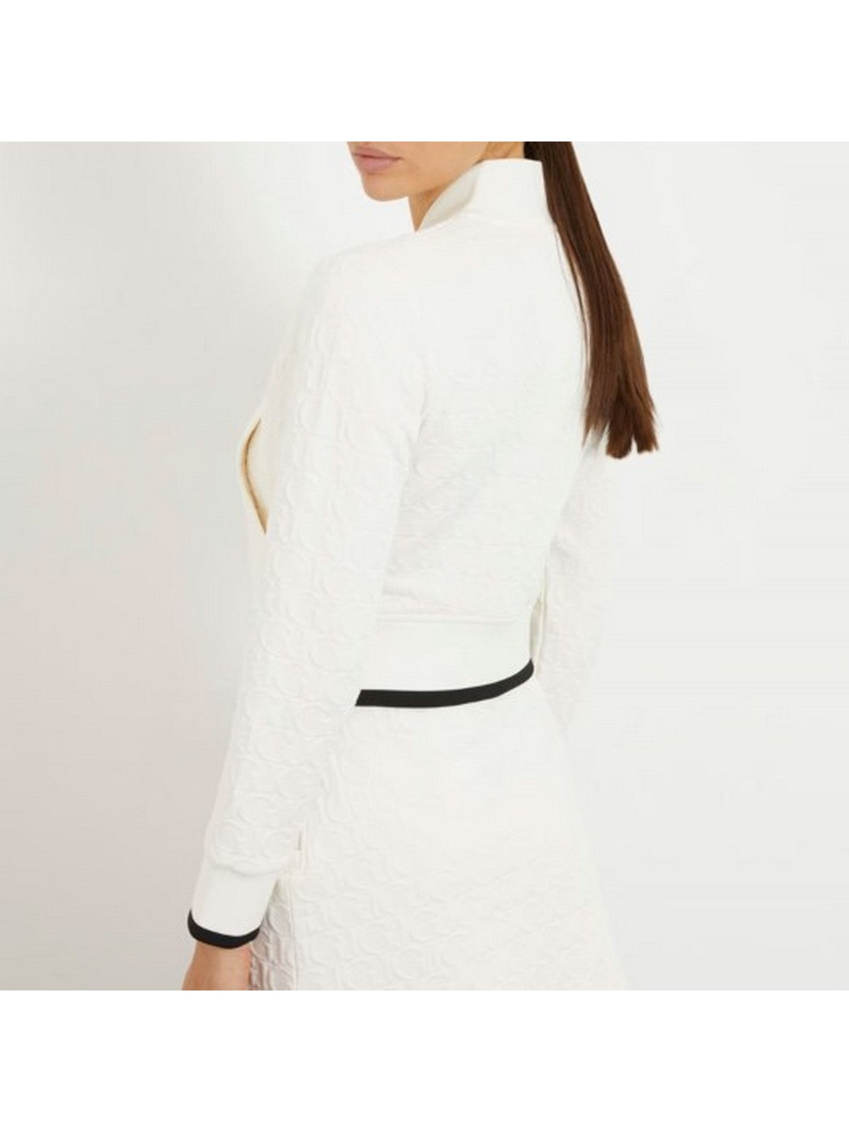 Zgadnij sportowy bluza Cheri Baseball Sweat V4RQ07 KBSL0 F0AH White