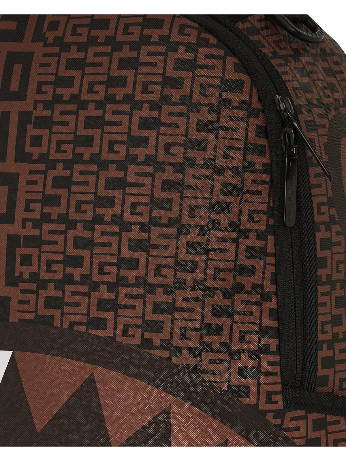 SPRAYGROUND Zaino Uomo MONEY SPLIT DLX BACKPACK 910B7222NSZ MARRONE