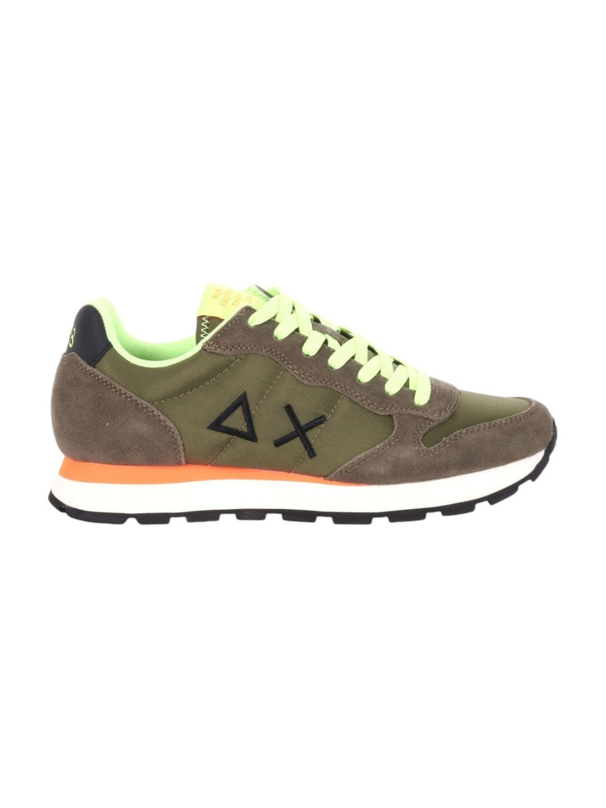 SUN68 Sneaker Uomo Tom fluo Z35102 19 Verde gioboutiqueweb