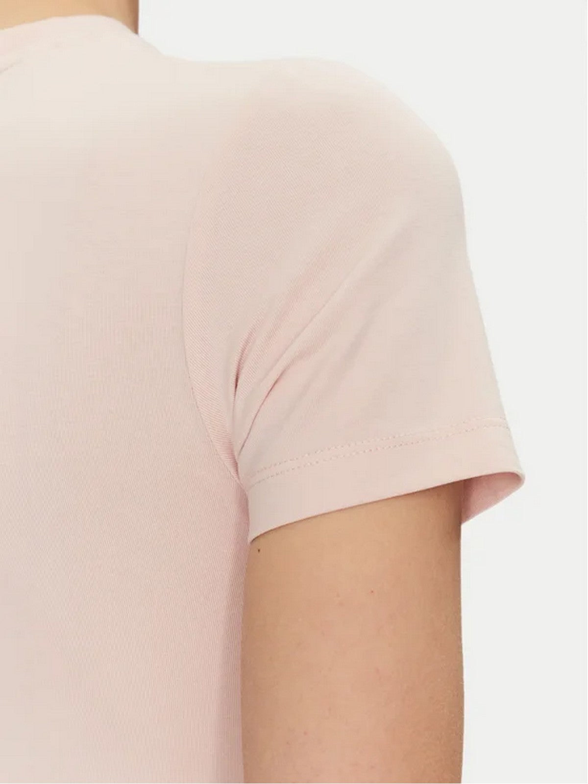 GUESS T-shirt Donna GJ SS SLIM FLOWER TEE W5GI24 J1314 G6R4 BLUSH COTTON gioboutiqueweb