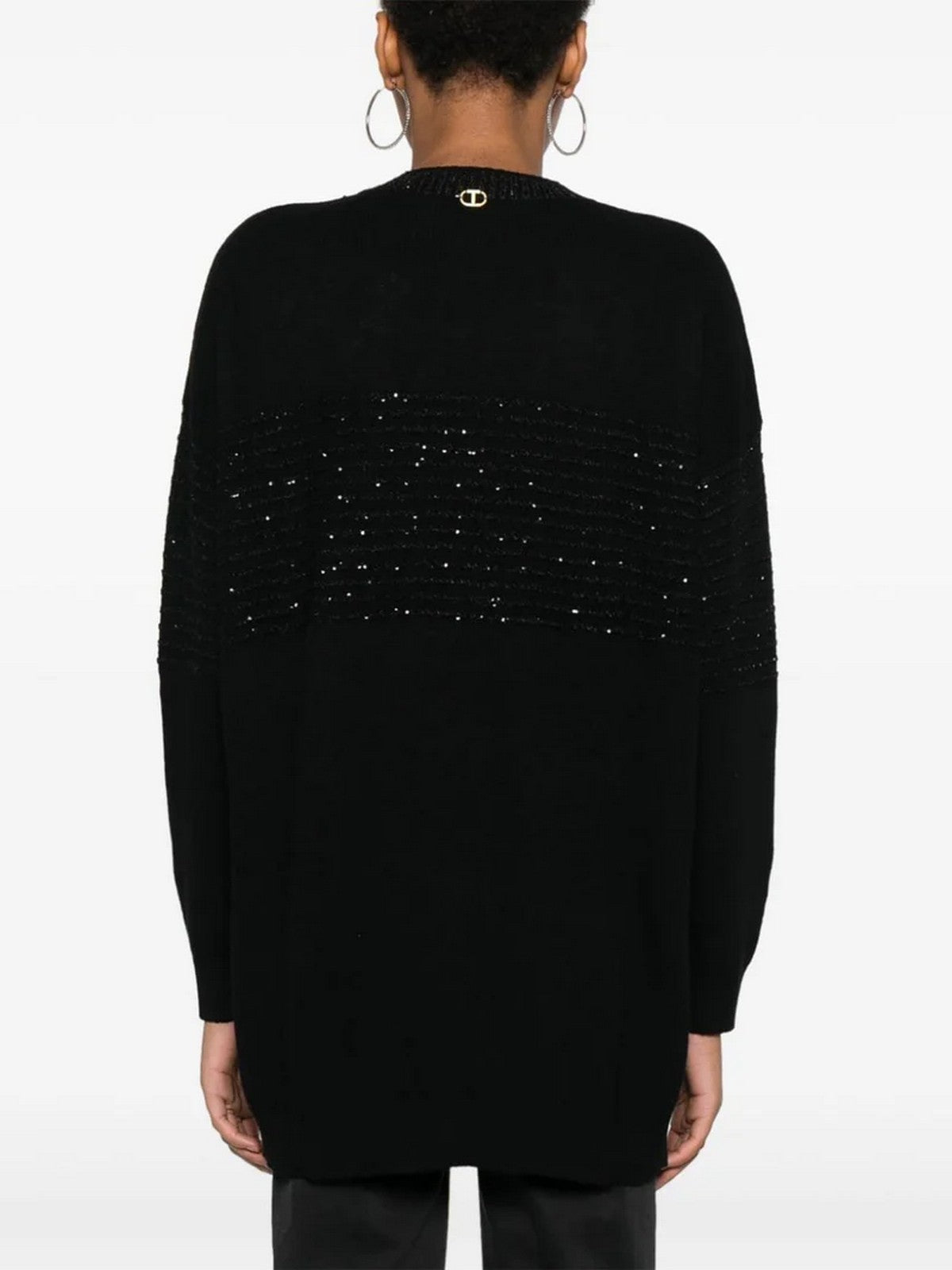 TWINSET Cardigan Donna 242TP3273 00006 Nero gioboutiqueweb