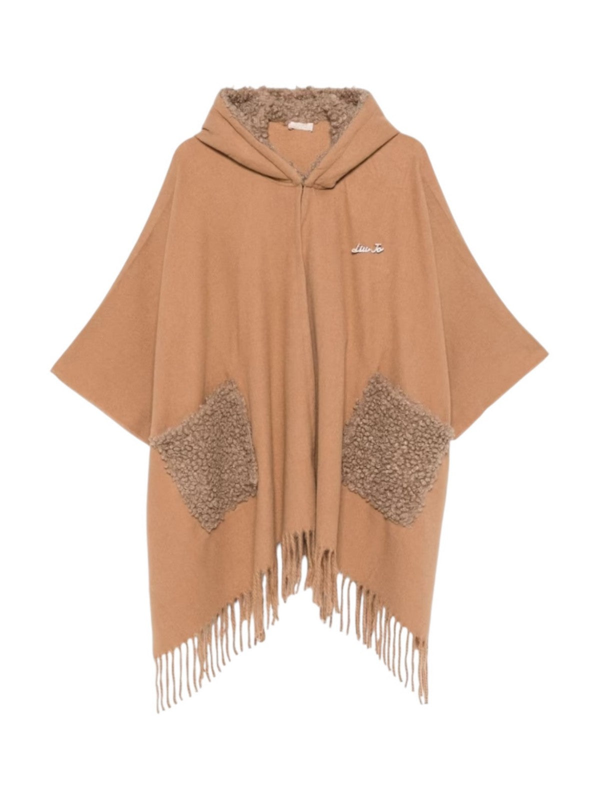LIU JO SOFT Poncho Donna 2F4018T0300 00070 Marrone gioboutiqueweb