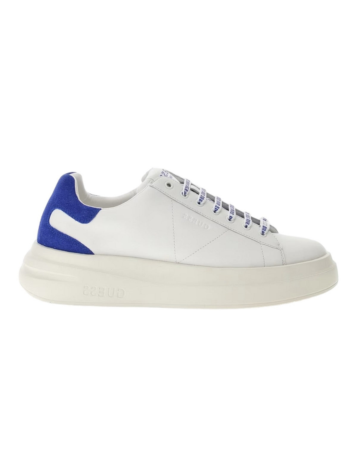 GUESS Sneaker Uomo ELBA FMPVIB SUE12 WHIBL WHITE BLUE