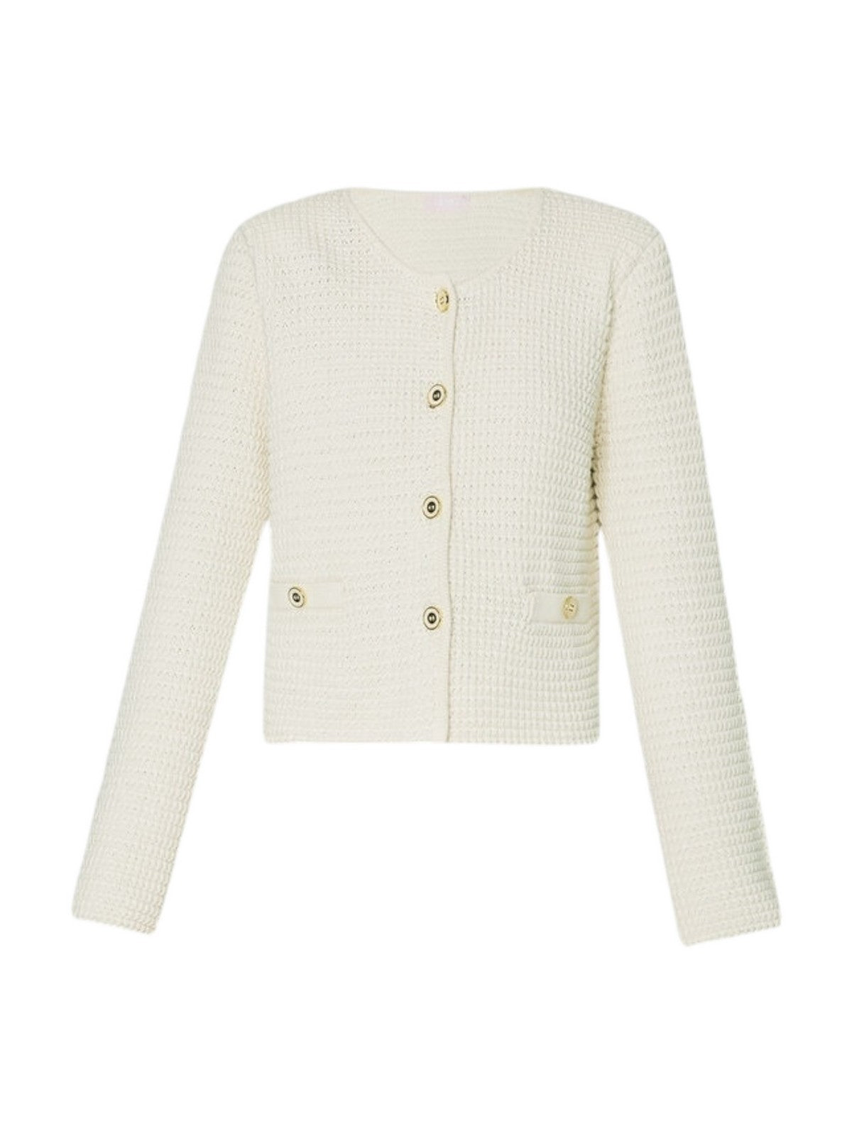 LIU JO WHITE Cardigan Donna WF4443MS016 10701 Bianco gioboutiqueweb