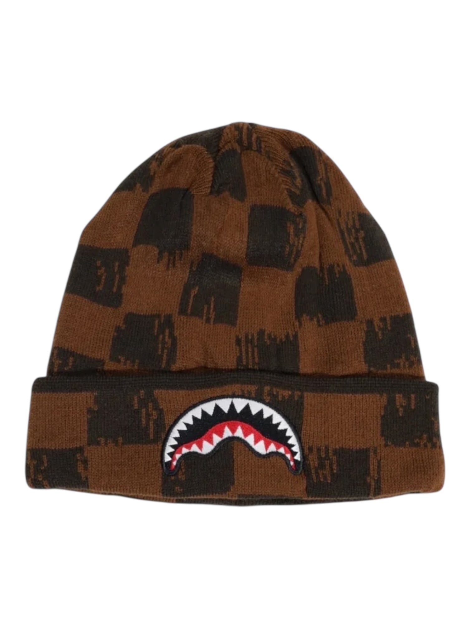 SPRAYGROUND Cappello Uomo SIP VANQUISH BEANIE SP15010BROWN BROWN