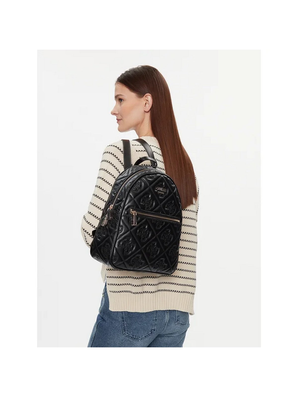 GUESS Zaino Donna Vikky Ii Large Tote HWQM93 18320 BLO Nero gioboutiqueweb