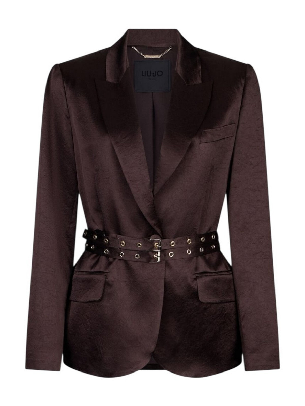 LIU JO BLACK Giacca Donna CA6146T450A P9576 Chocolate black