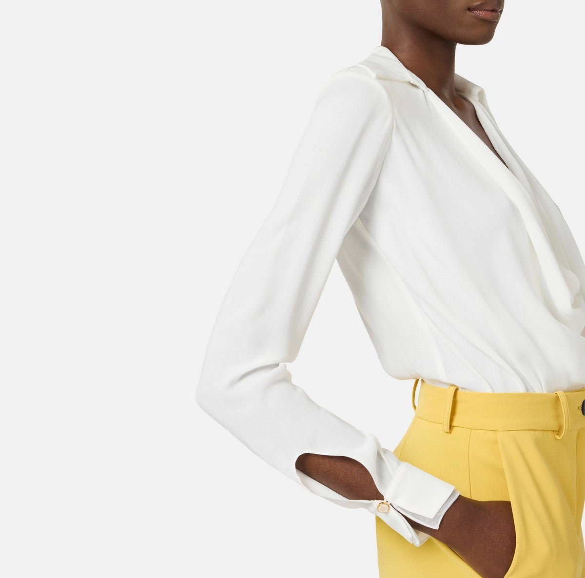 ELISABETTA FRANCHI Body Donna CB00261E2 360 Avorio