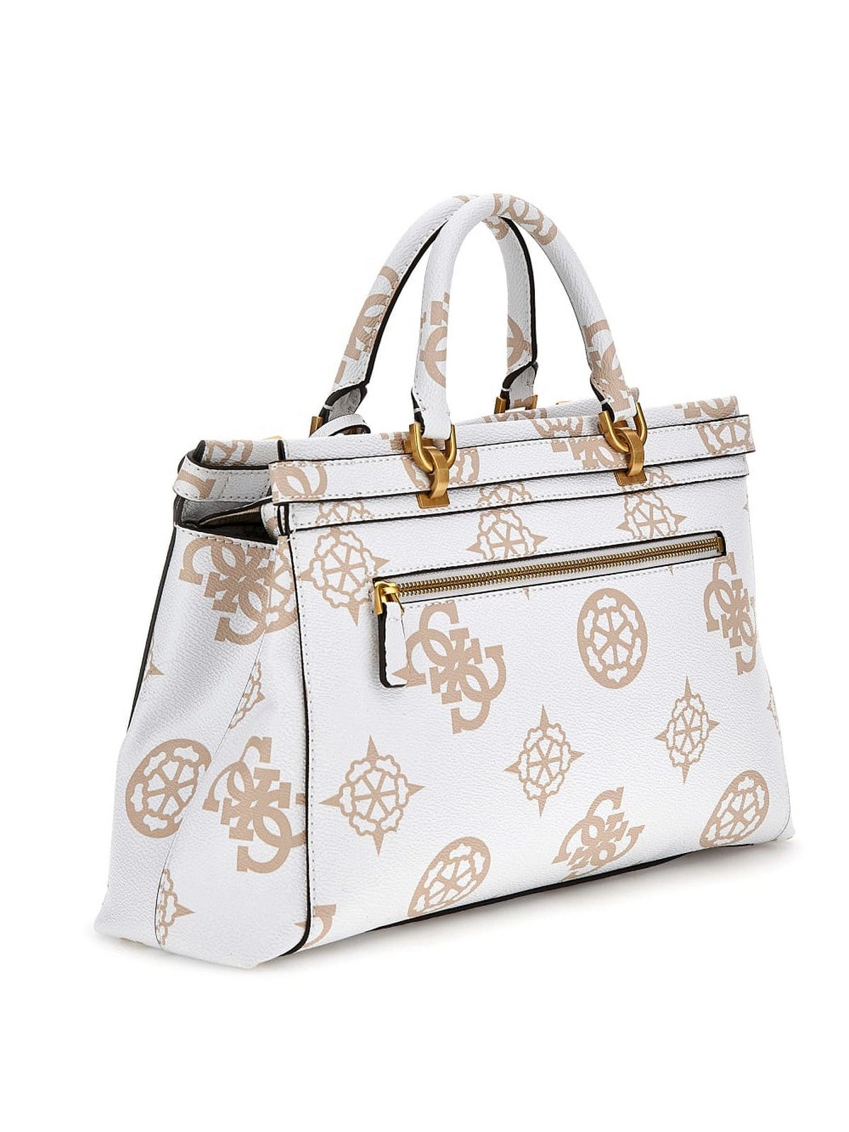 GUESS Borsa Donna Sestri Logo Luxury S HWPO90 01060 WLO Bianco gioboutiqueweb