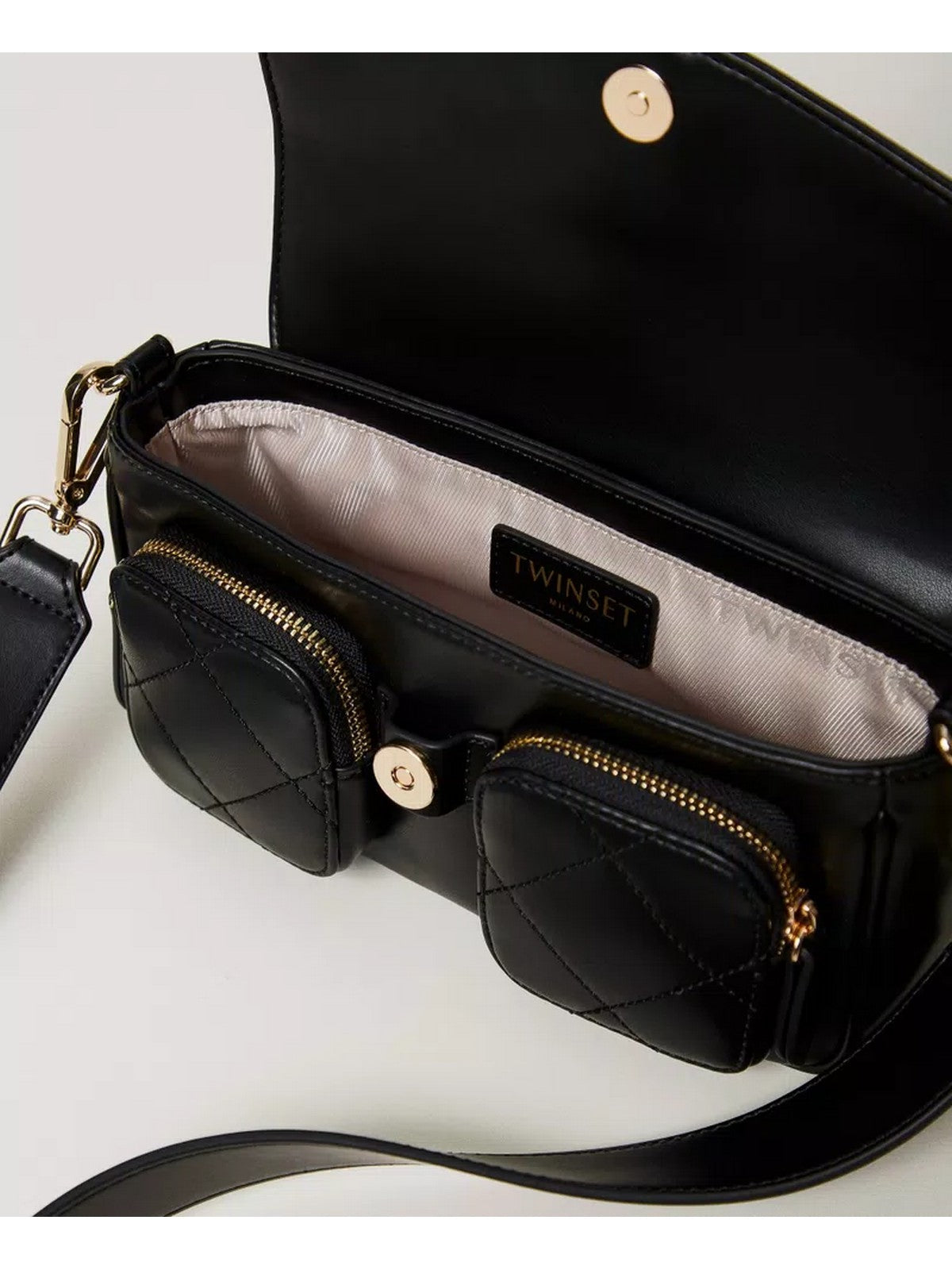TWINSET Borsa Donna POCKET 242TD8183 00006 Nero gioboutiqueweb