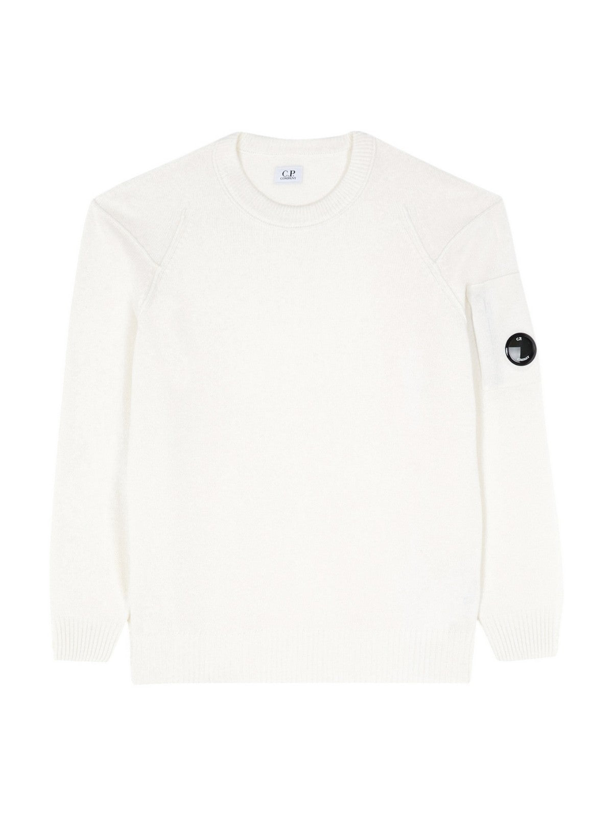 C.P. COMPANY Maglione Uomo RFCMKN707A110149A 103 103 - GAUZE WHITE gioboutiqueweb