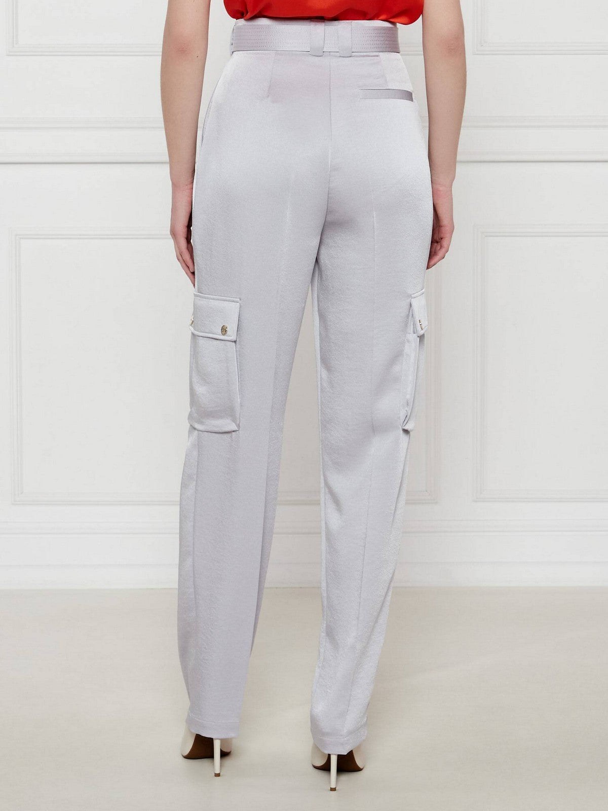 LIU JO BLACK Pantalone Donna CA5341TS870 X0651 Grey sky