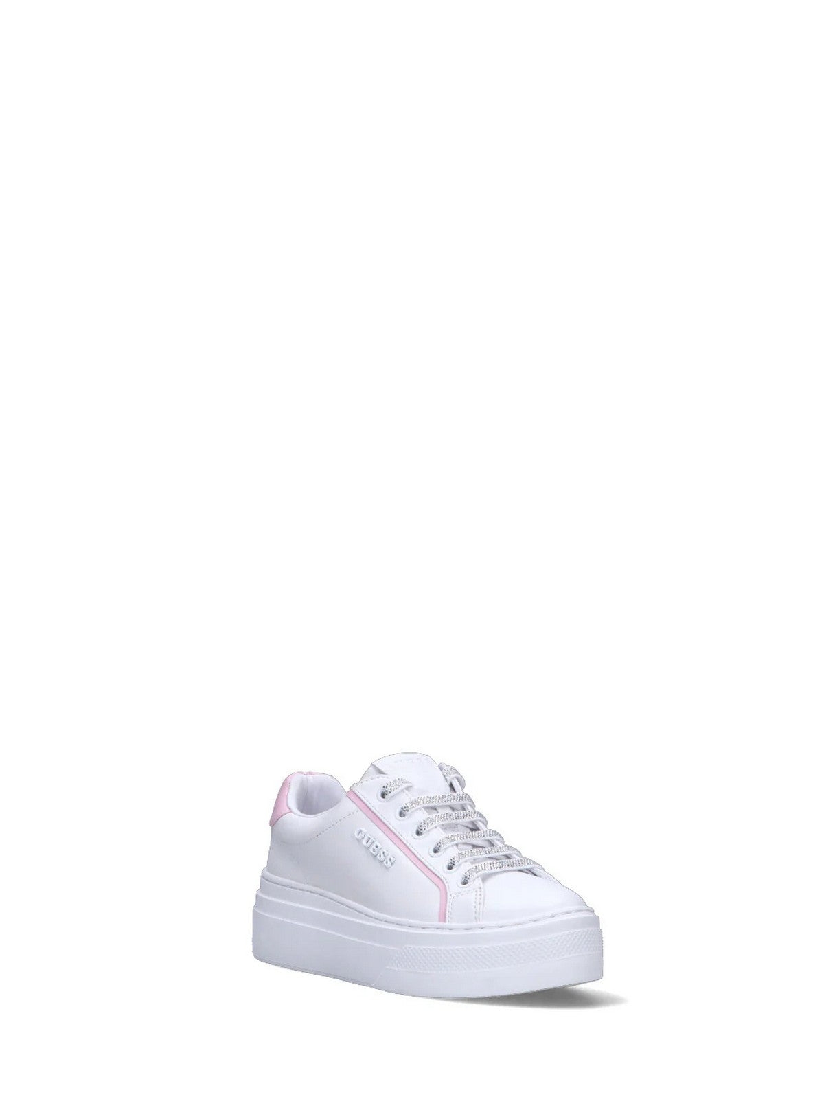 GUESS Sneaker Donna AMERIA FLJMRI ELE12 WHIPI WHITE/PINK gioboutiqueweb
