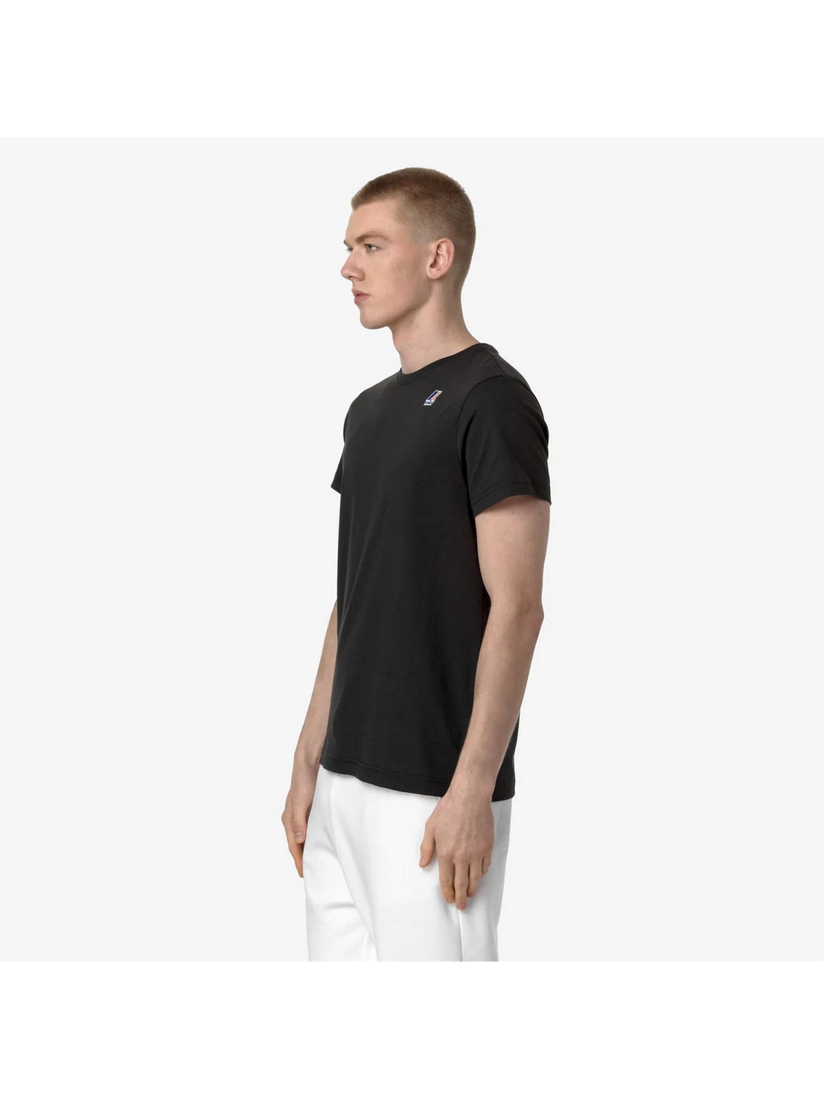 K-WAY T-shirt Uomo Le vrai edouard K007JE0 USY Nero gioboutiqueweb