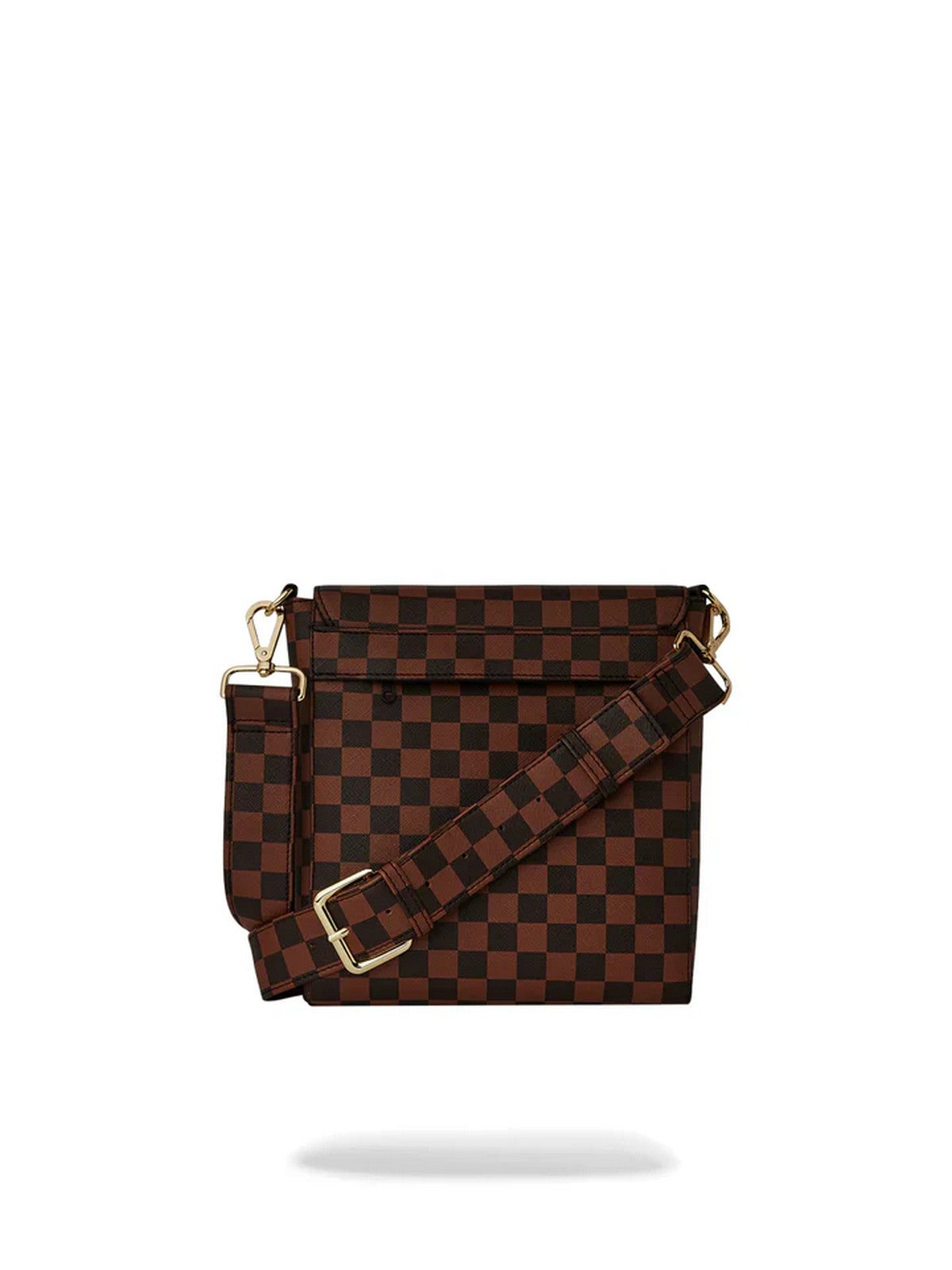 SPRAYGROUND Tracolla Uomo SIP LENTICULAR CHOMP MESSENGER SLING 910B6522NSZ Marrone gioboutiqueweb