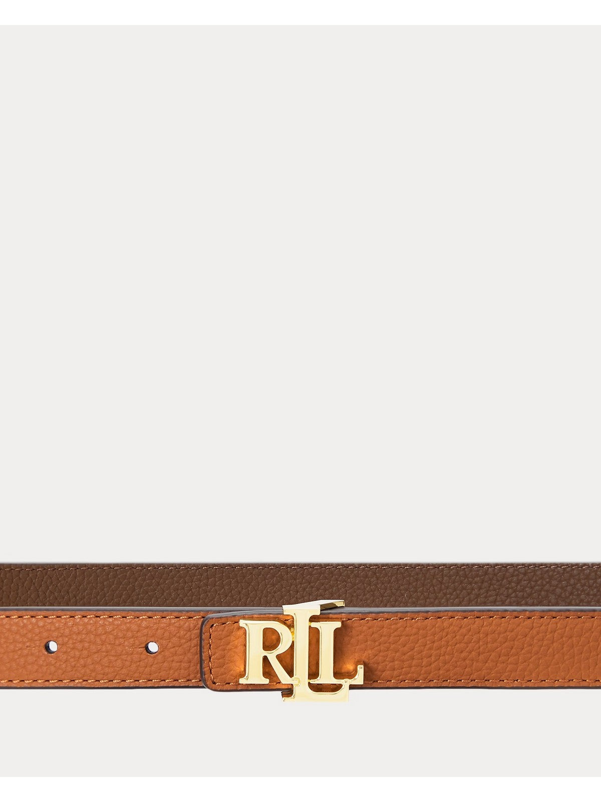 LAUREN RALPH LAUREN Cintura Donna REV LRL 20-BELT-SKINNY 412912038 002 LAUREN TAN/DARK BROWN