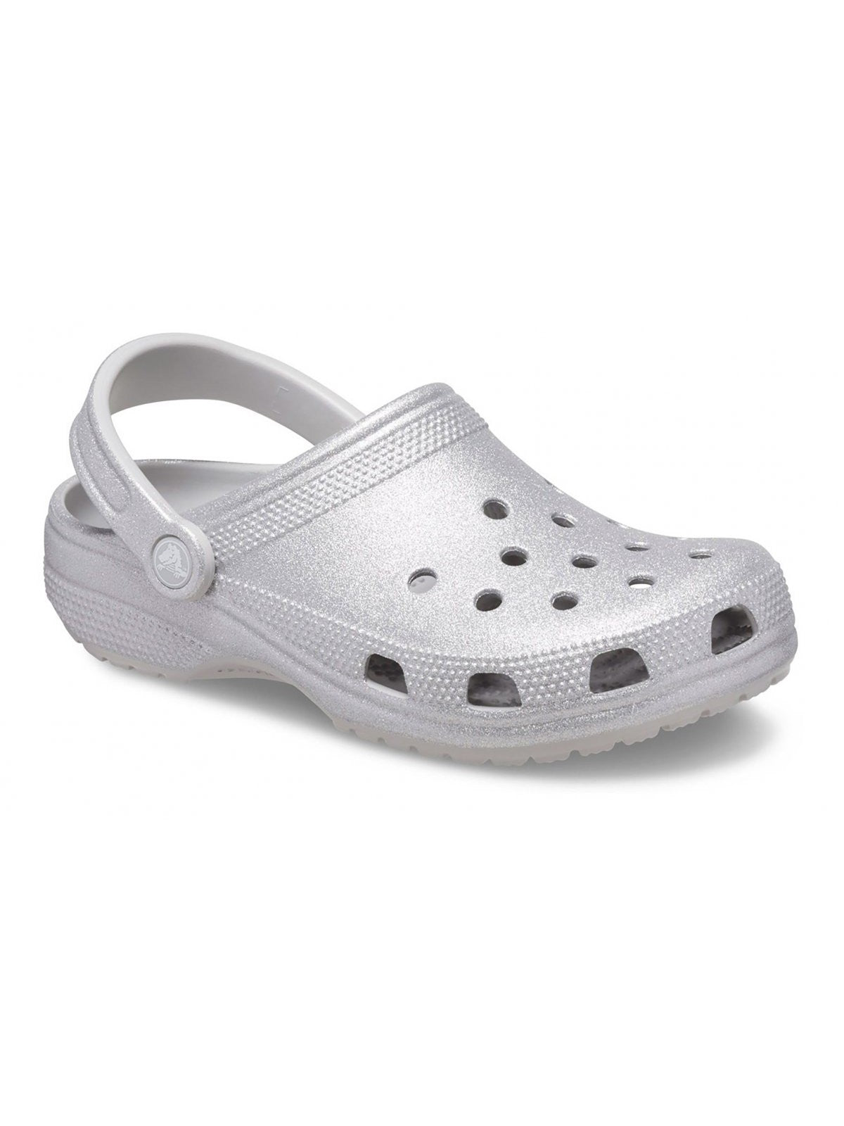 CROCS Ciabatta Donna Classic Glitter Clog W SILVER GLITTER - 205942 0IC gioboutiqueweb