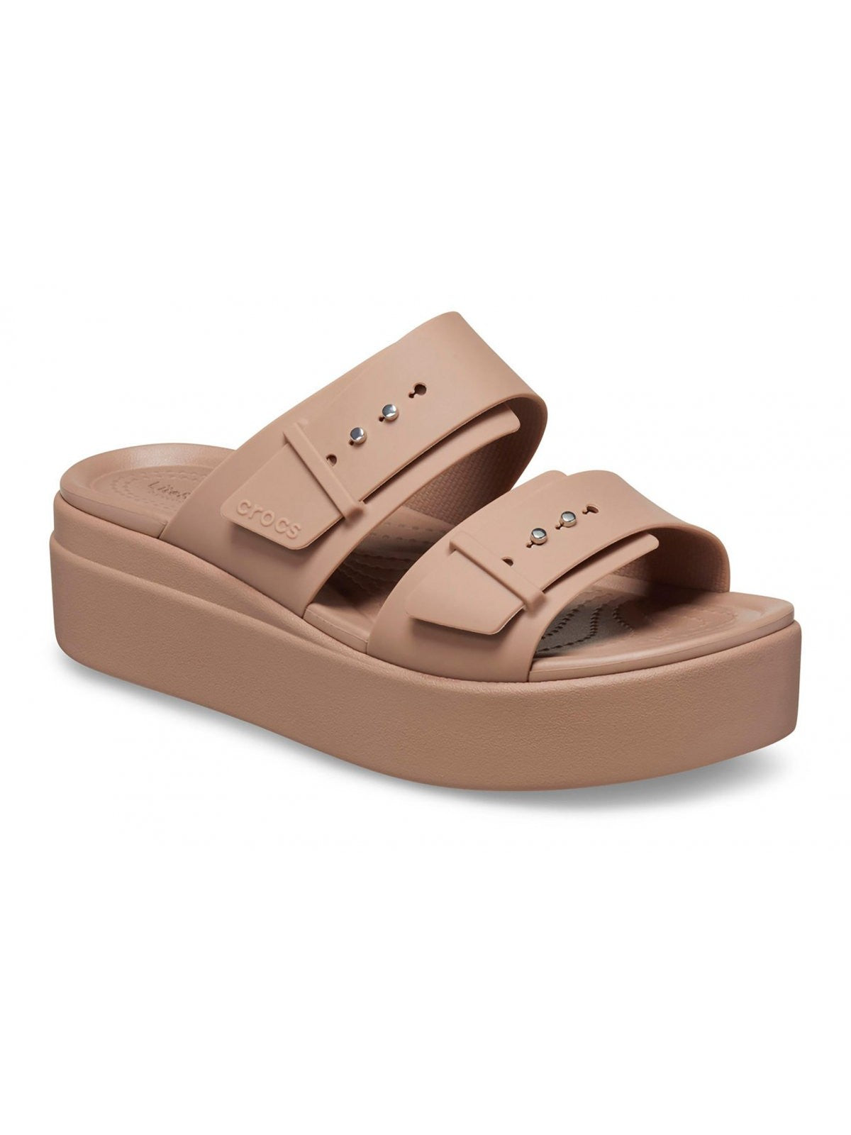 CROCS Sandalo Donna Crocs Brooklyn Sandal Low WgeW LATTE - 207431 2Q9 gioboutiqueweb