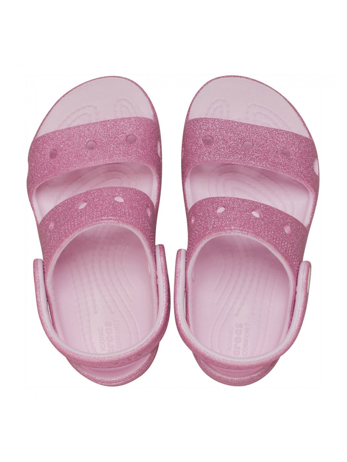 CROCS Sandalo Bambine e ragazze Classic Crocs Glitter Sandal T PINK MILK - 207983 6ZW gioboutiqueweb