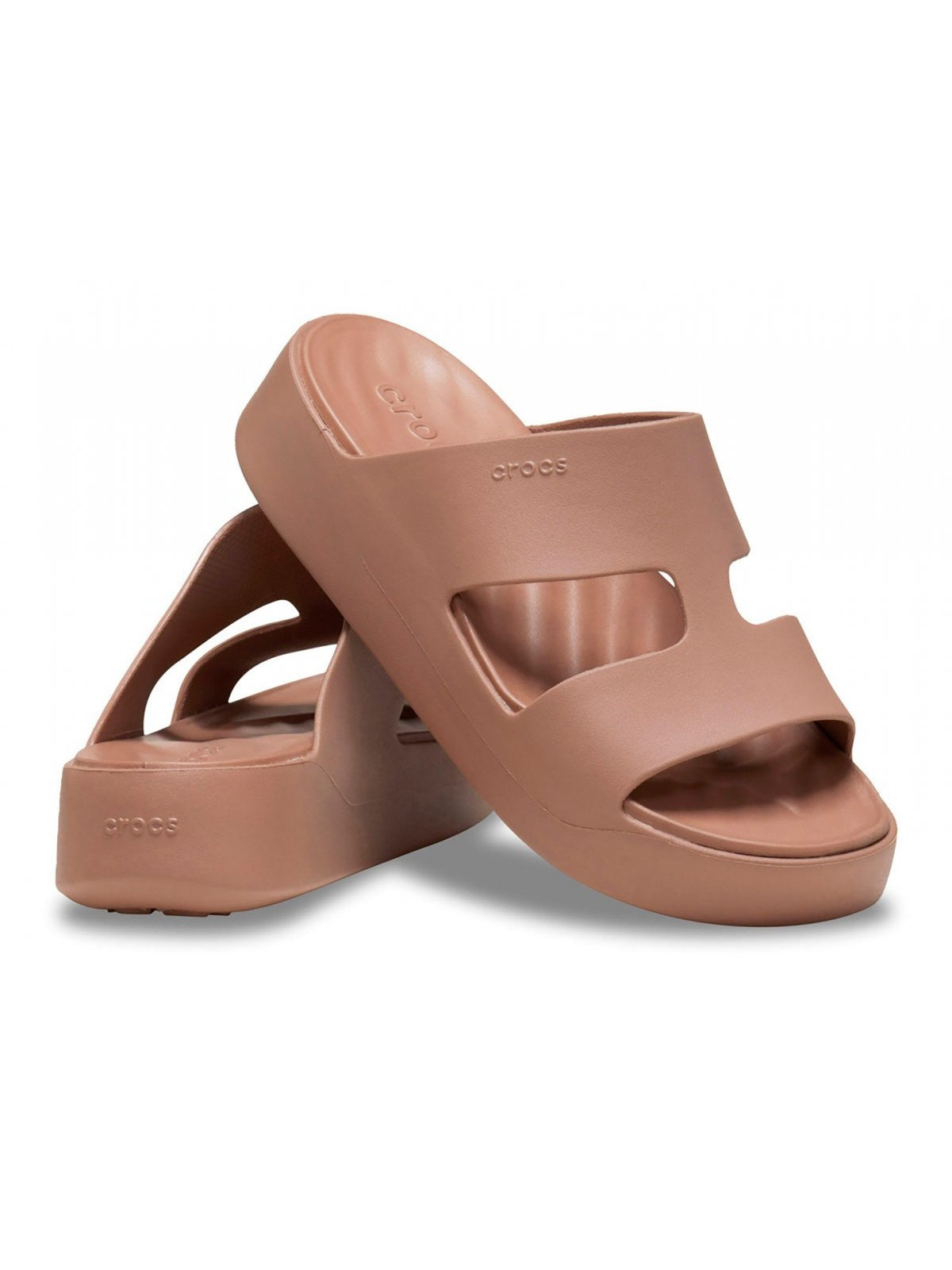 CROCS Sandalo Donna Getaway Platform H-Strap W LATTE - 209409 2Q9 gioboutiqueweb