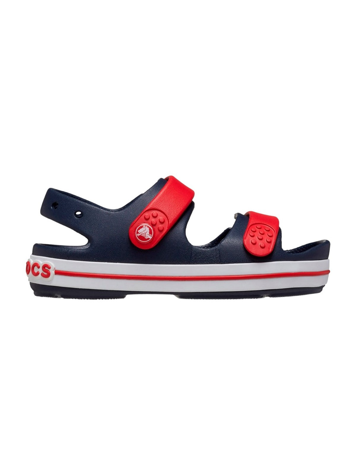 CROCS Sandalo Bambini e ragazzi Crocband Cruiser Sandal T NAVY/VARSITY RED - 209424 4OT gioboutiqueweb