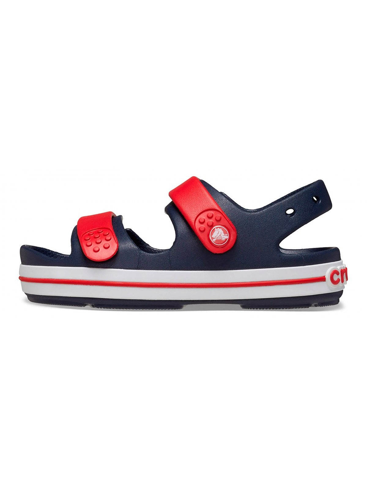 CROCS Sandalo Bambini e ragazzi Crocband Cruiser Sandal T NAVY/VARSITY RED - 209424 4OT gioboutiqueweb