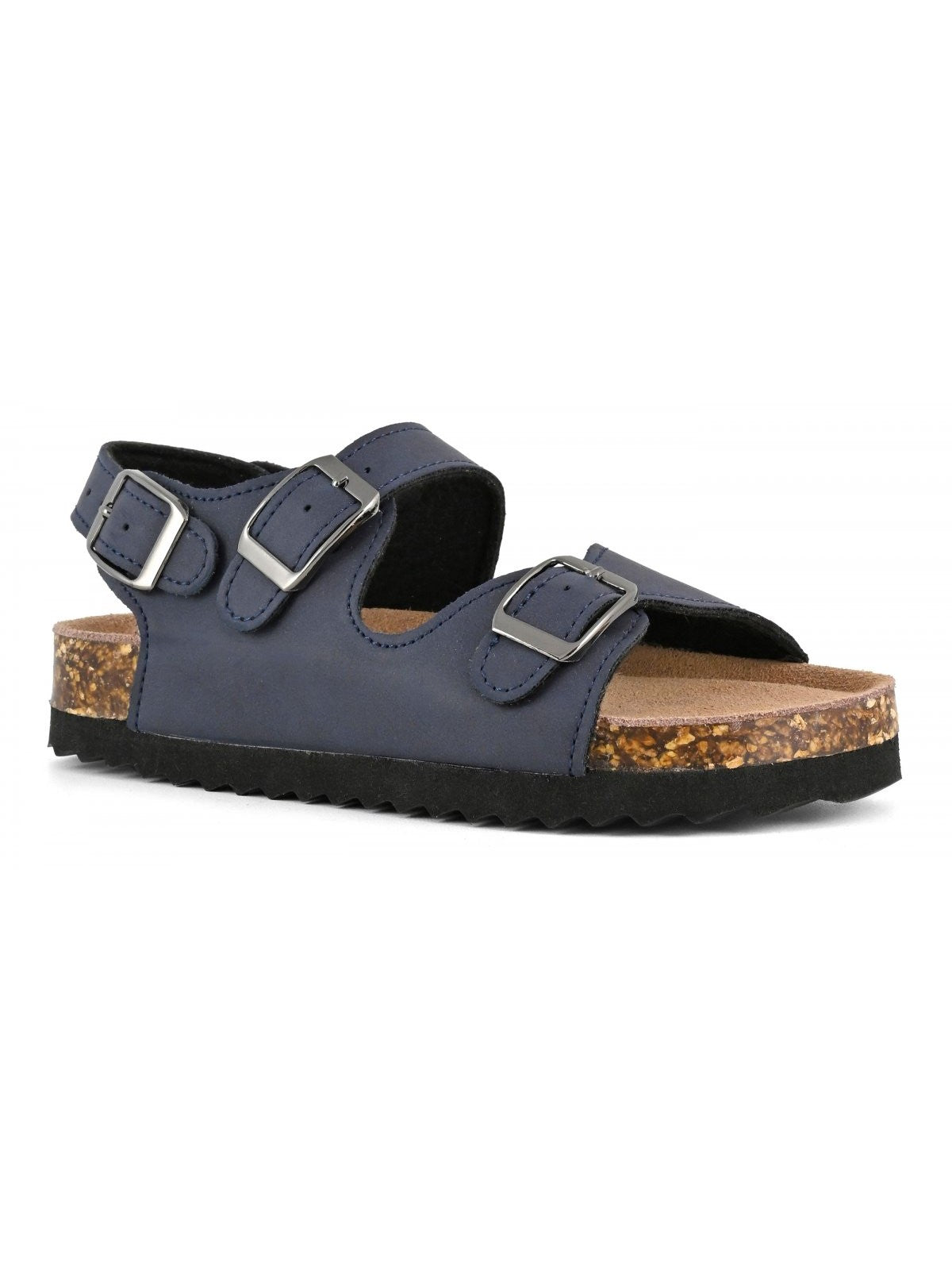 Colors Of California Ciabatta Bambini e ragazzi Boy Sandal 3 Buckles - HC.2412 NAV