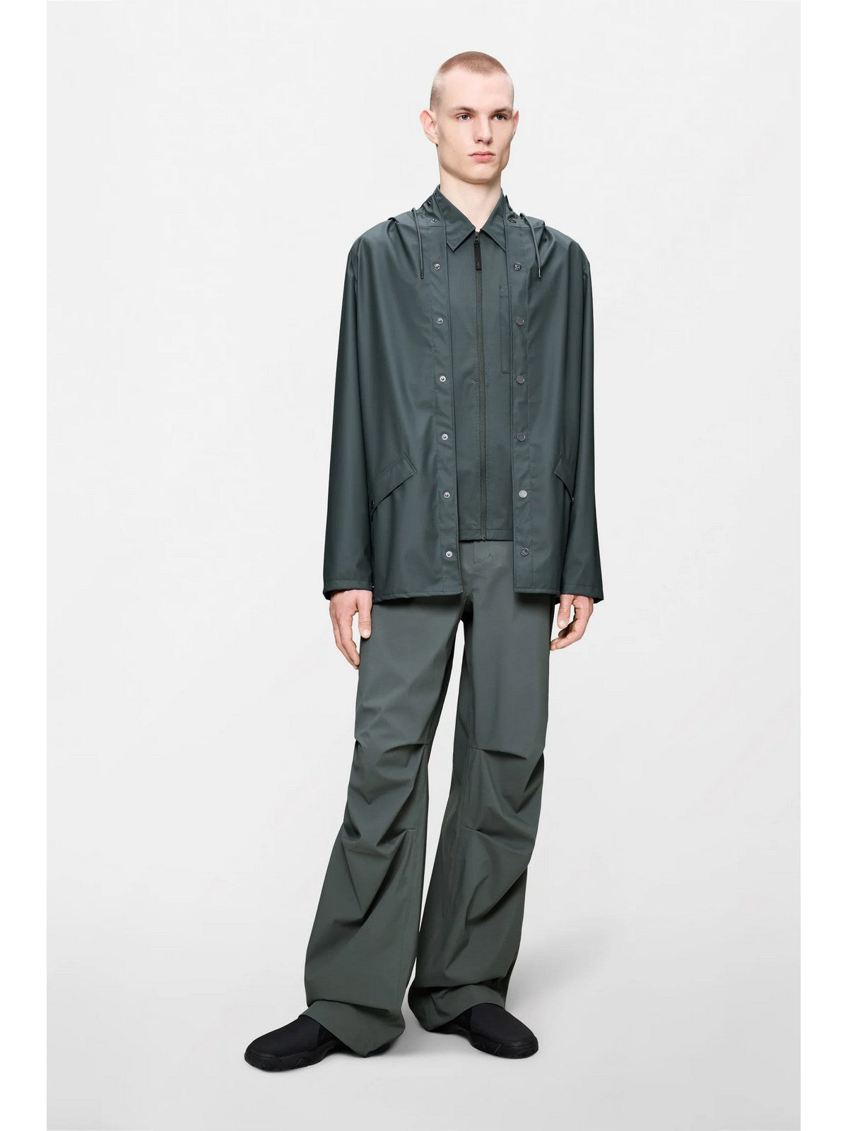 RAINS Giubbino Unisex adulto 12010 153 DARK GREY DARK GREY