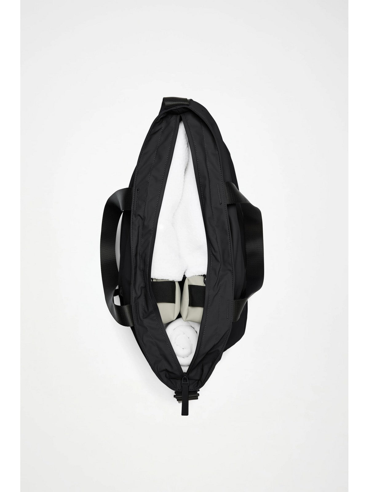 RAINS Borsa Unisex adulto 16430 01 BLACK BLACK