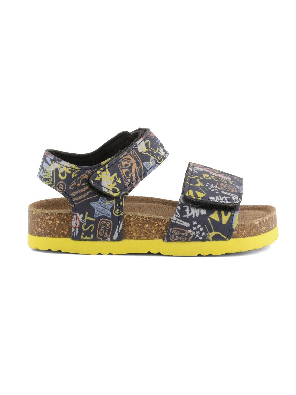 Colors Of California Ciabatta Bambini e ragazzi Baby Sandal Velcro Straps - HC.2402 MUL