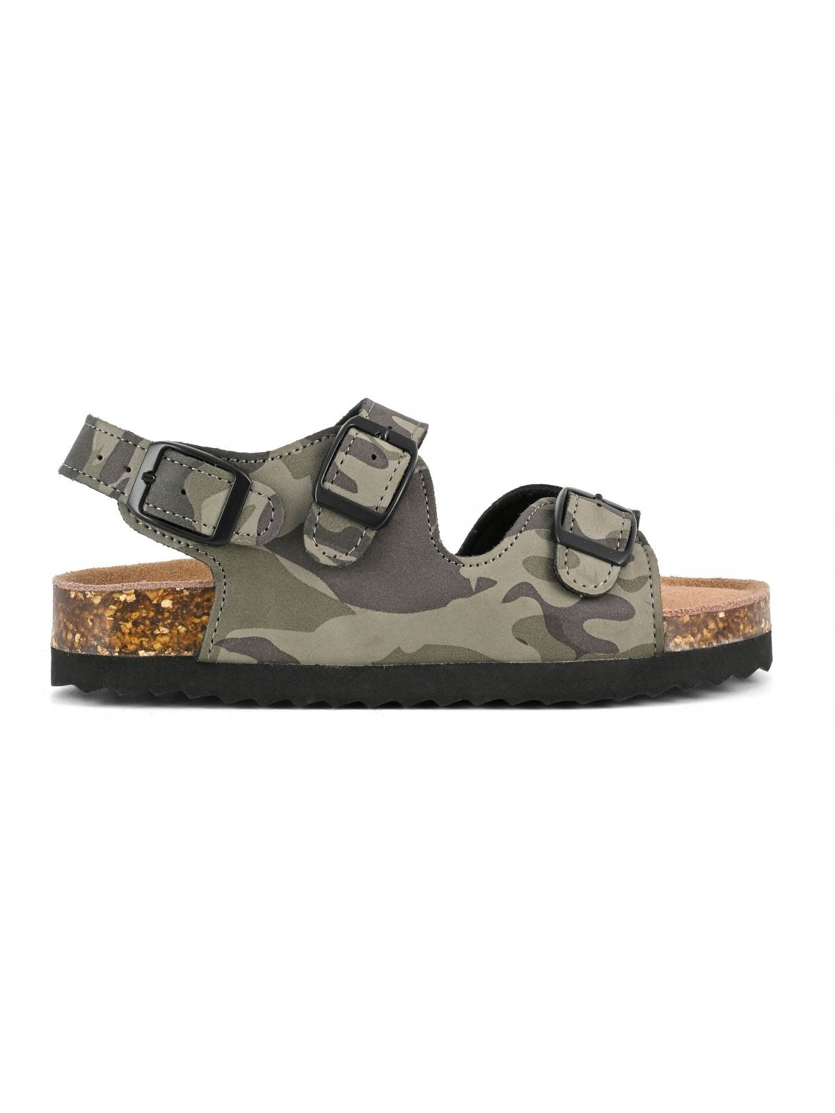 Colors Of California Ciabatta Bambini e ragazzi Boy Sandal 3 Buckles - HC.2412 CAMO