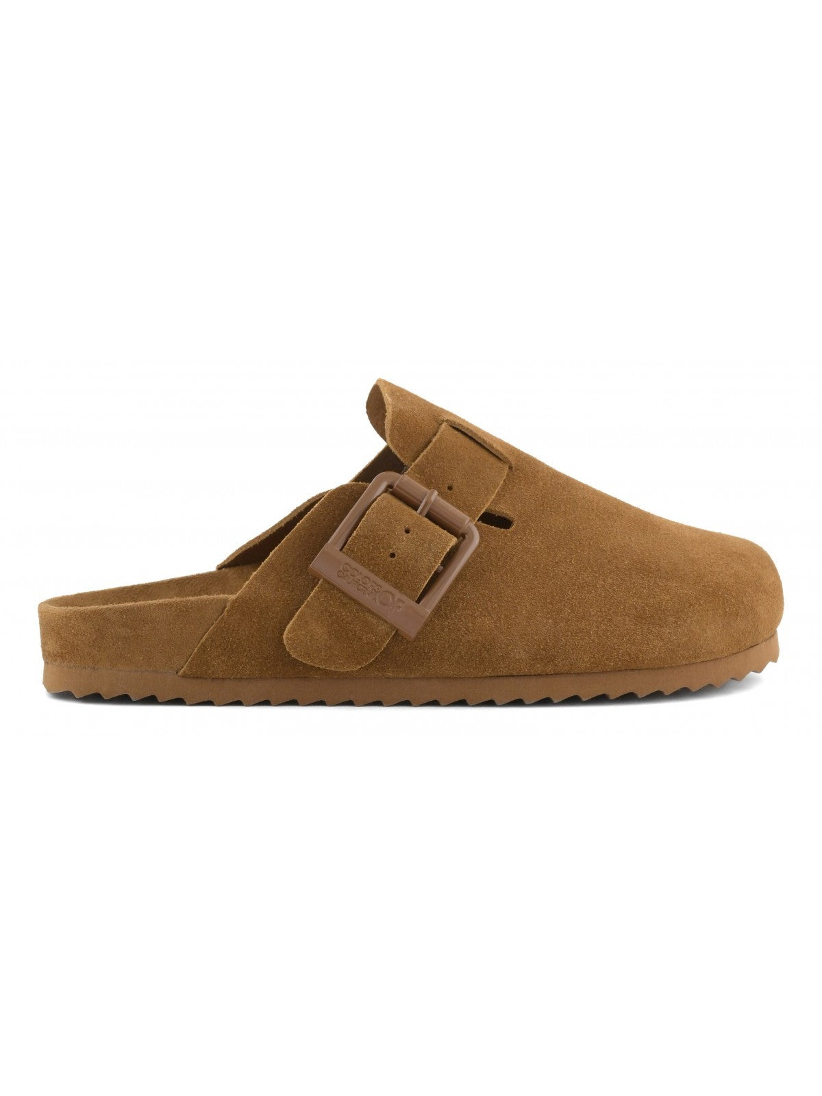 Colors Of California Sandalo Donna Monocolor suede sabot - HC.BIO086N TAN